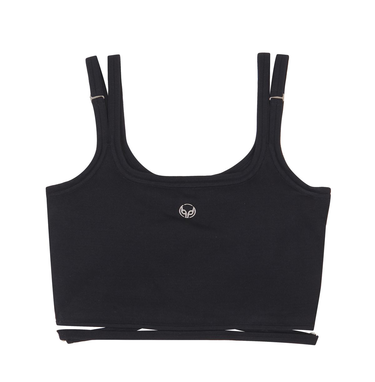 라라폭스(LALAFOX) CUT OUT CROPPED BRA TOP BLACK BP2BR002