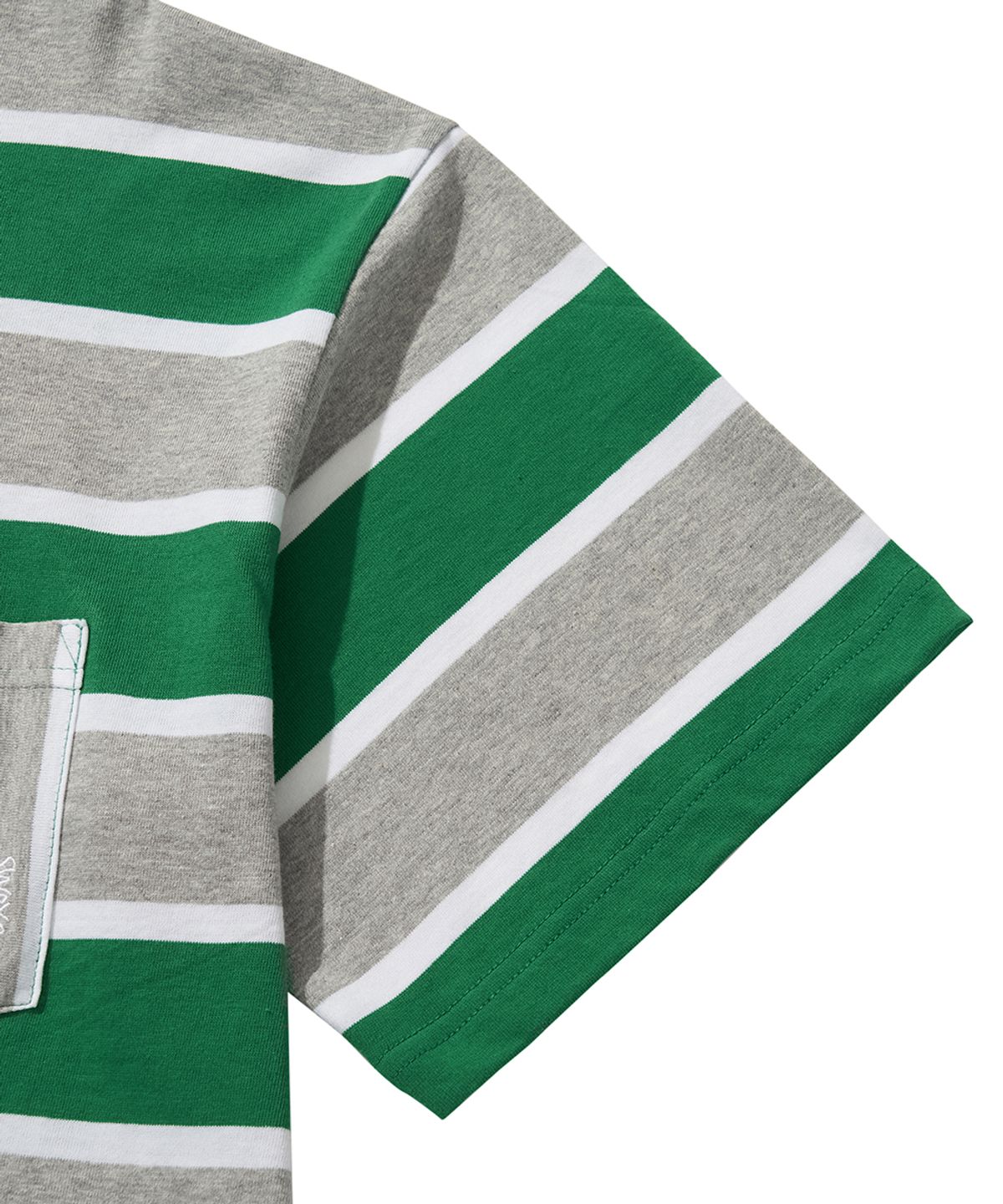 리베레(LIBERE) BORDER POCKET SS TEE / GREEN