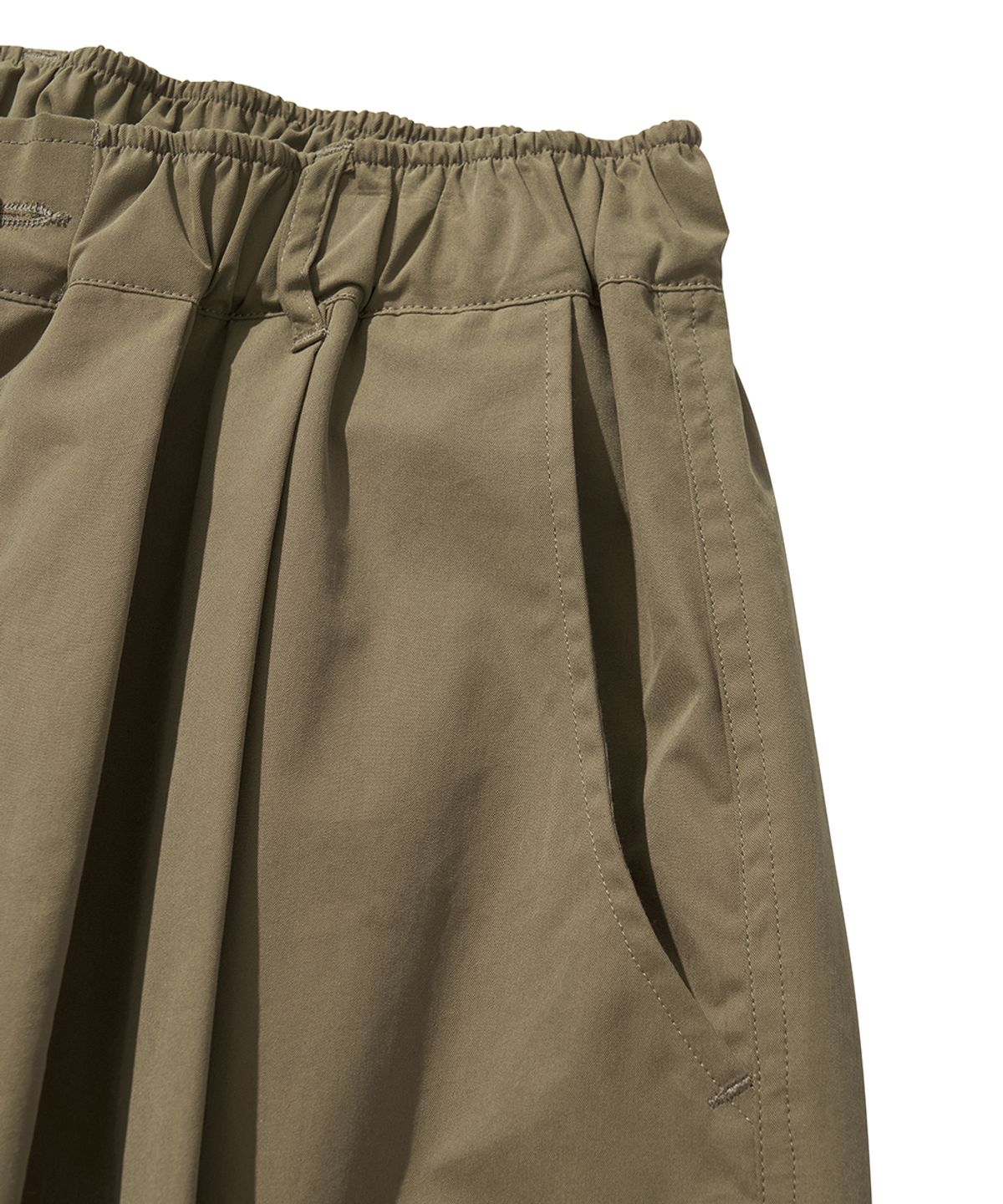 리베레(LIBERE) WIDE EASY BALLOON PANTS / OLIVE KHAKI