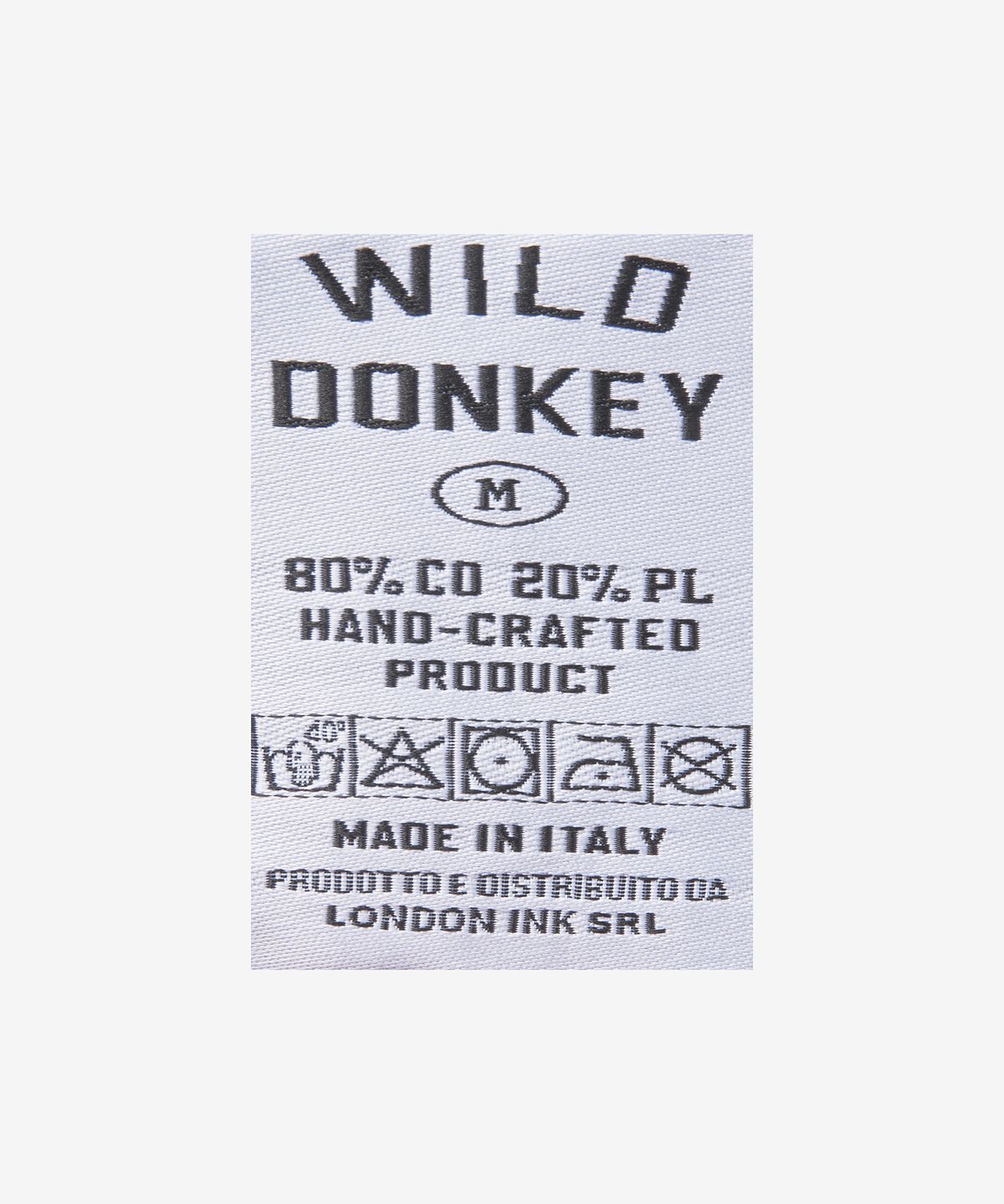 와일드 동키(WILD DONKEY) 남성 매리에타 프린팅 후드 - 블랙 / FCMARIETTAWD090