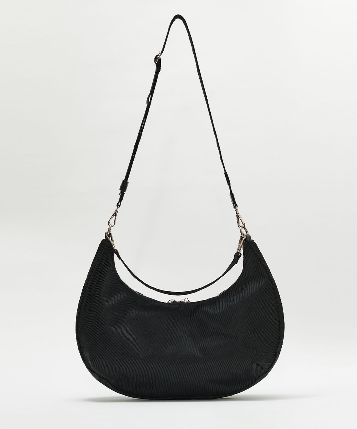 메종미네드(MAISON MINED) TWO TONE SADDLEBAG BLACK
