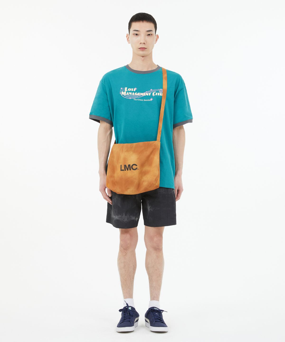 엘엠씨(LMC) NYLON TIE DYE CROSS BAG orange