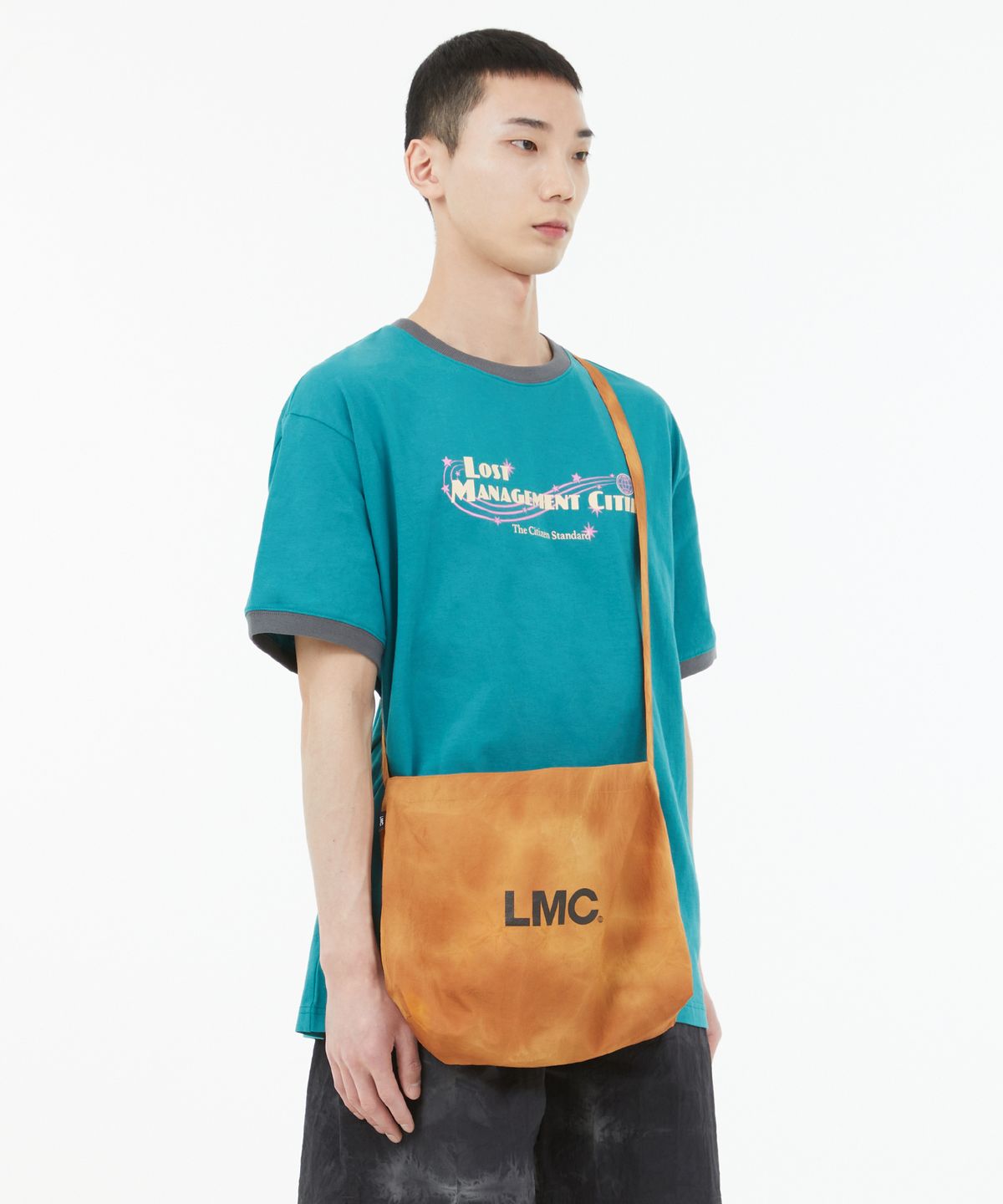 엘엠씨(LMC) NYLON TIE DYE CROSS BAG orange