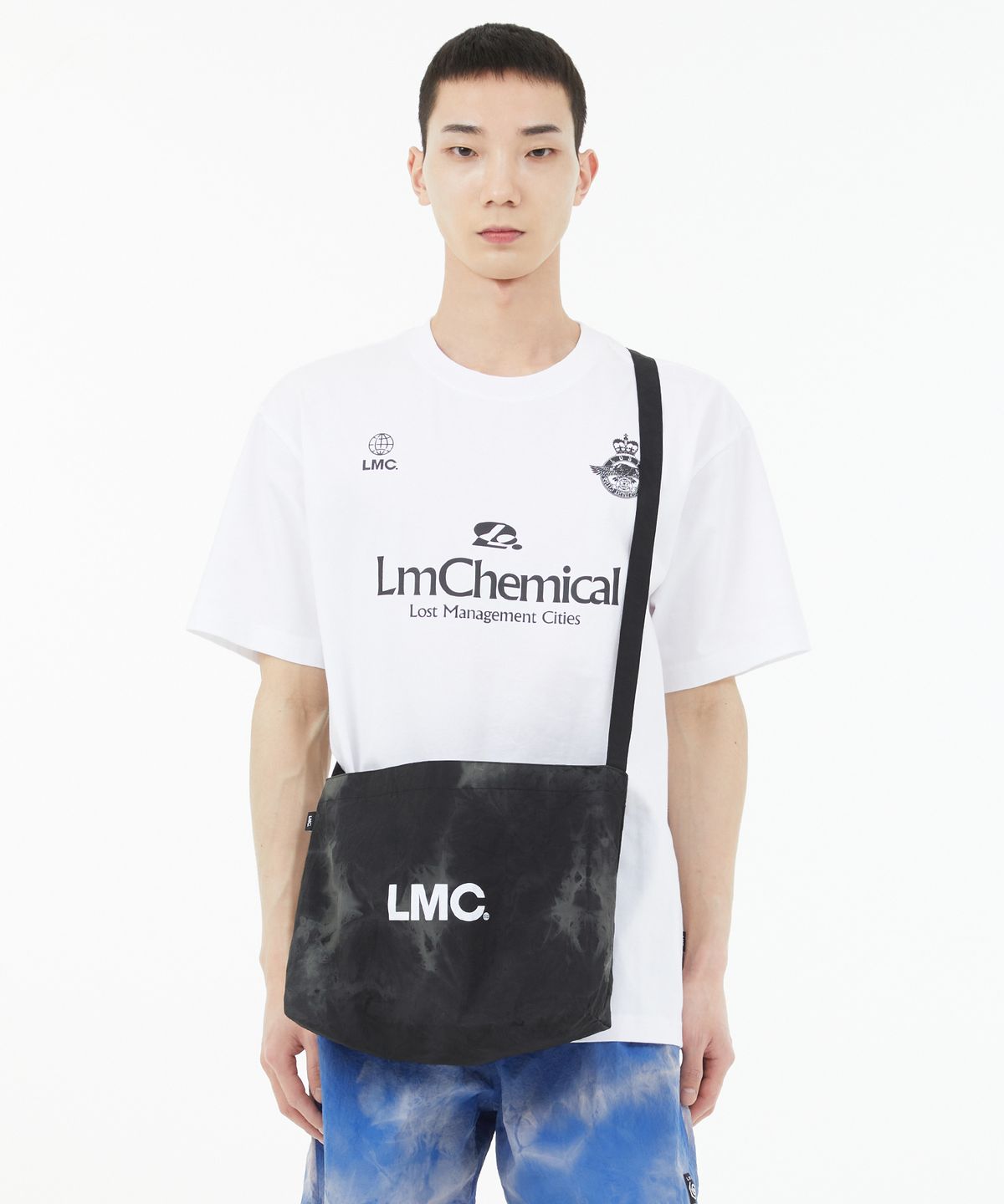 엘엠씨(LMC) NYLON TIE DYE CROSS BAG black