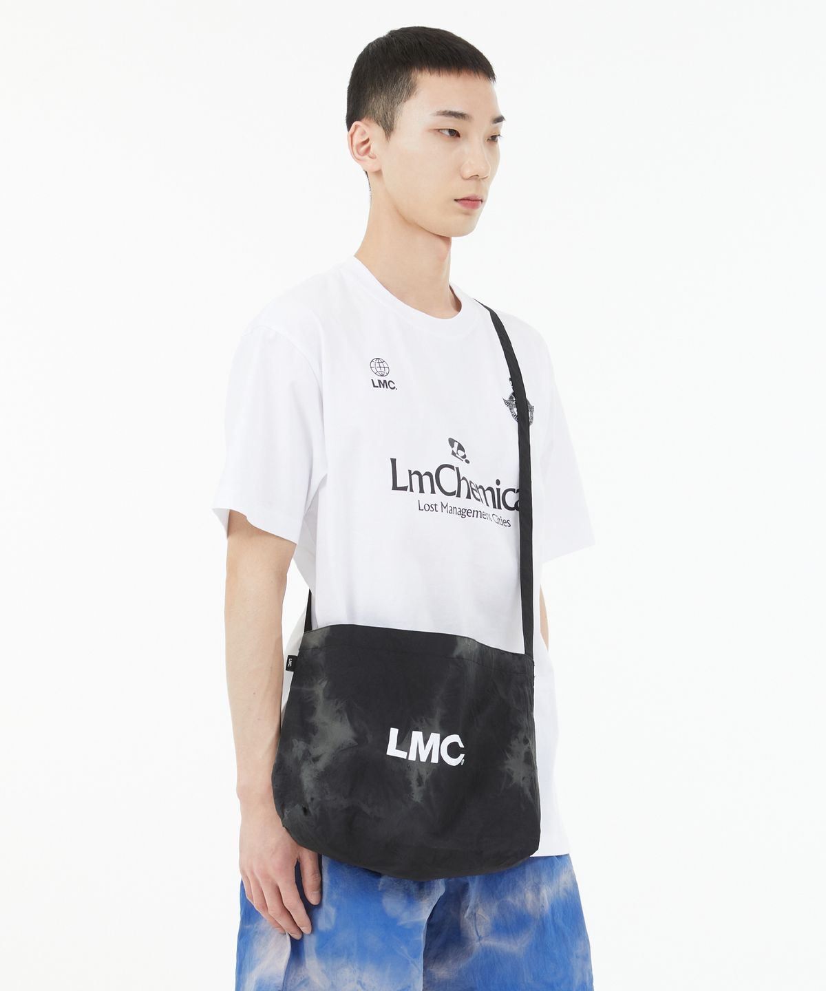 엘엠씨(LMC) NYLON TIE DYE CROSS BAG black