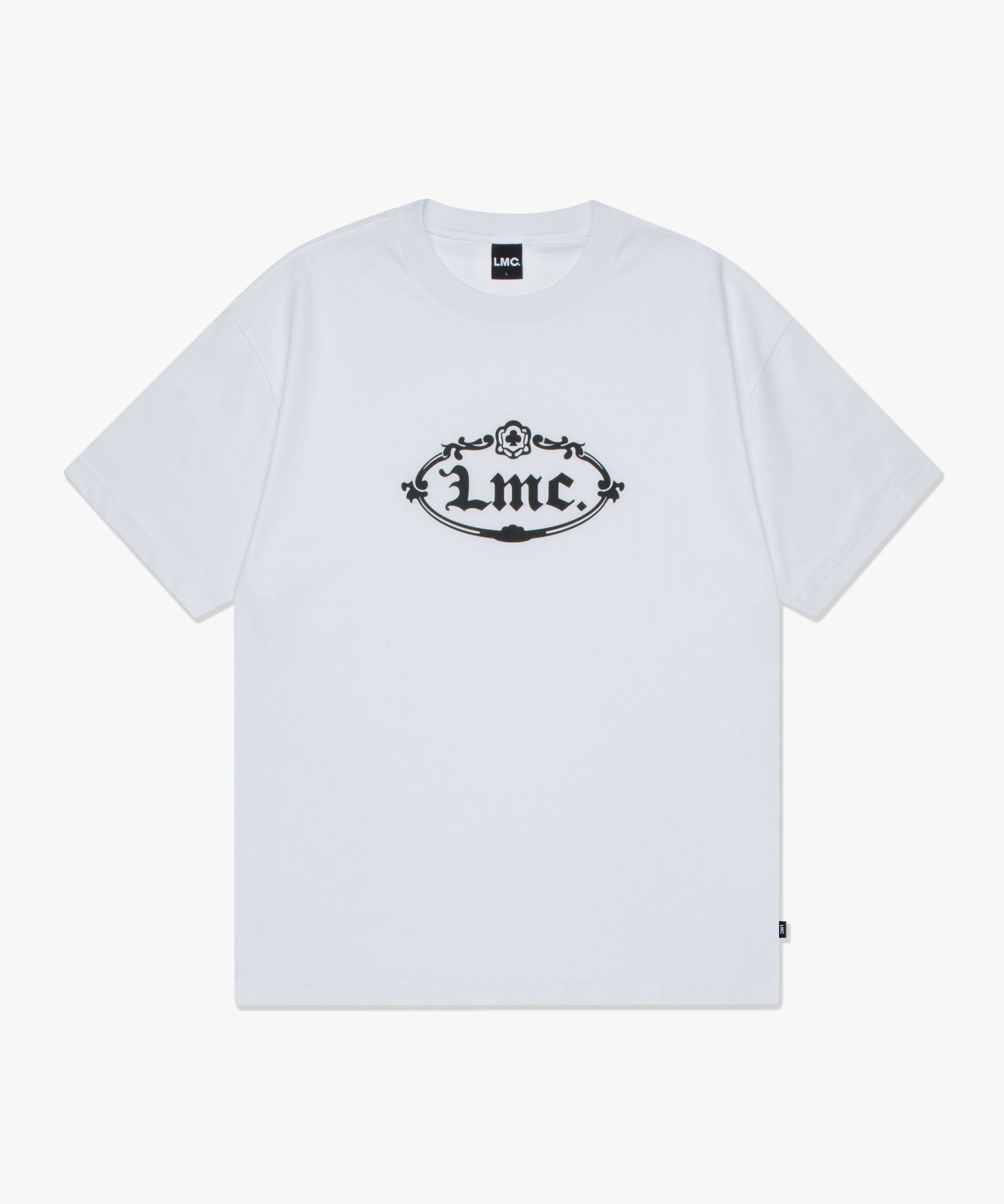 MUSINSA | LMC GOTHIC OVAL TEE white