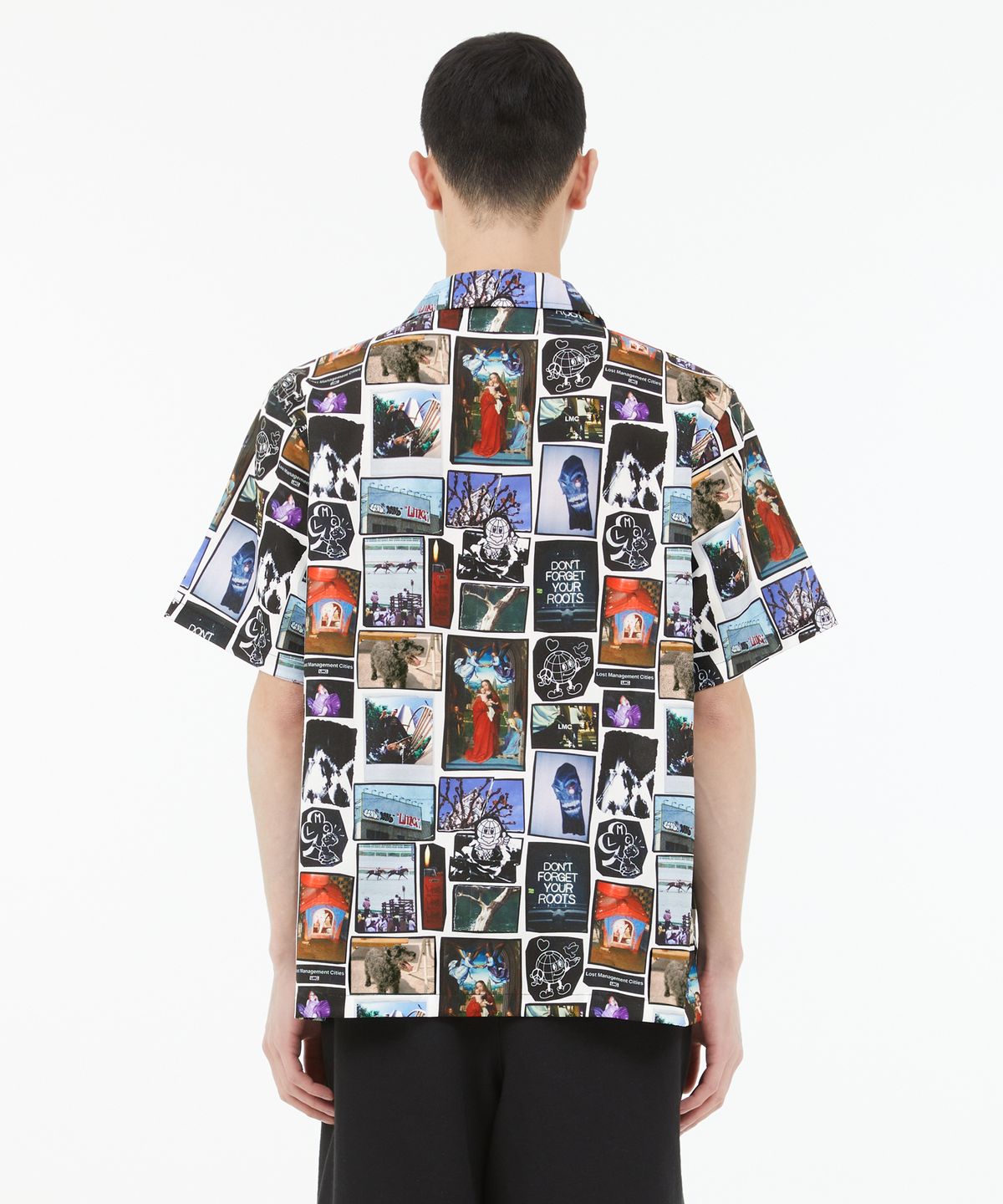 엘엠씨(LMC) COLLAGE SHORT SLV SHIRT multi