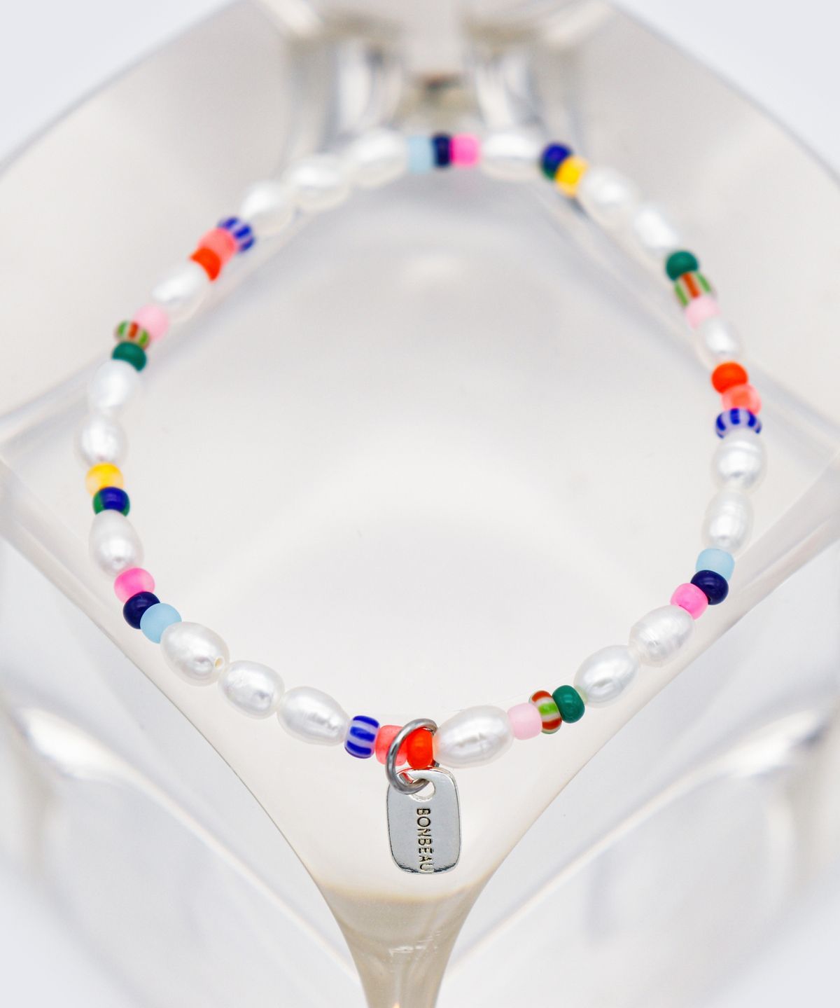 봉보(BONBEAU) Freshwater pearl color beads Bracelet 밥풀 담수진주 컬러 비즈 팔찌 4mm 5mm