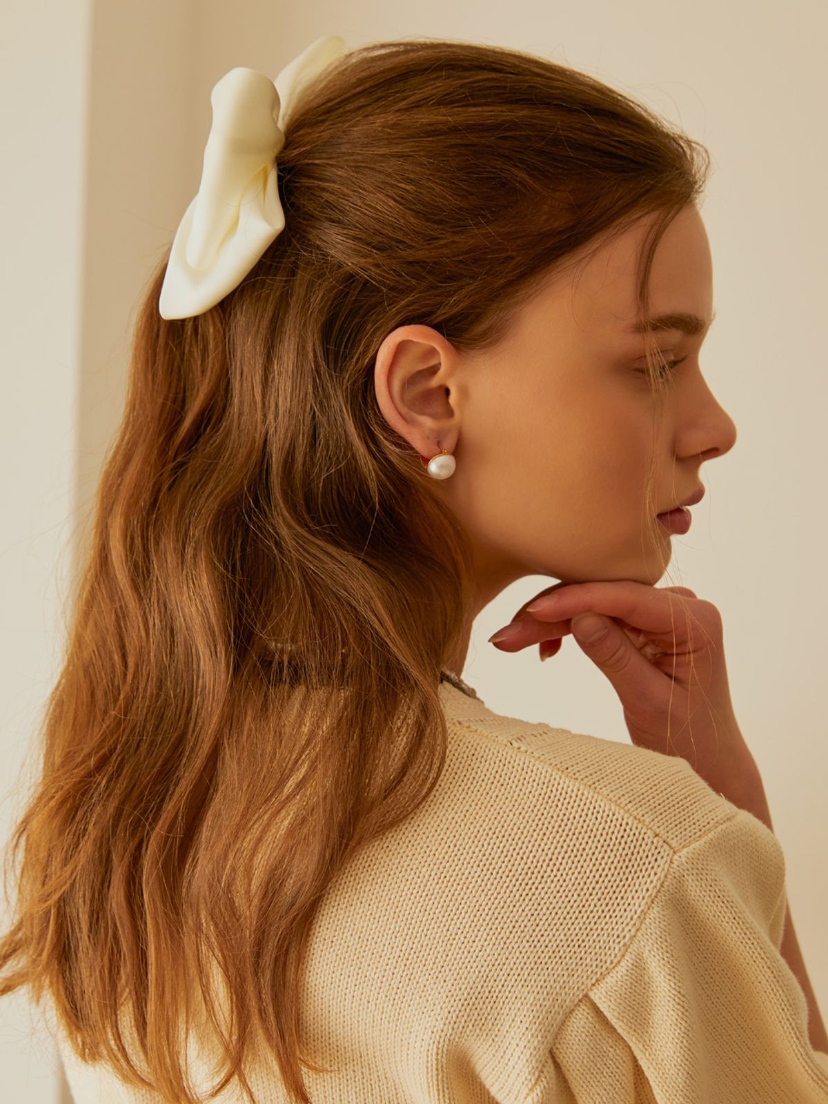 아노에틱(ANOETIC) ANC SATIN RIBBON HAIRPIN_4COLOR