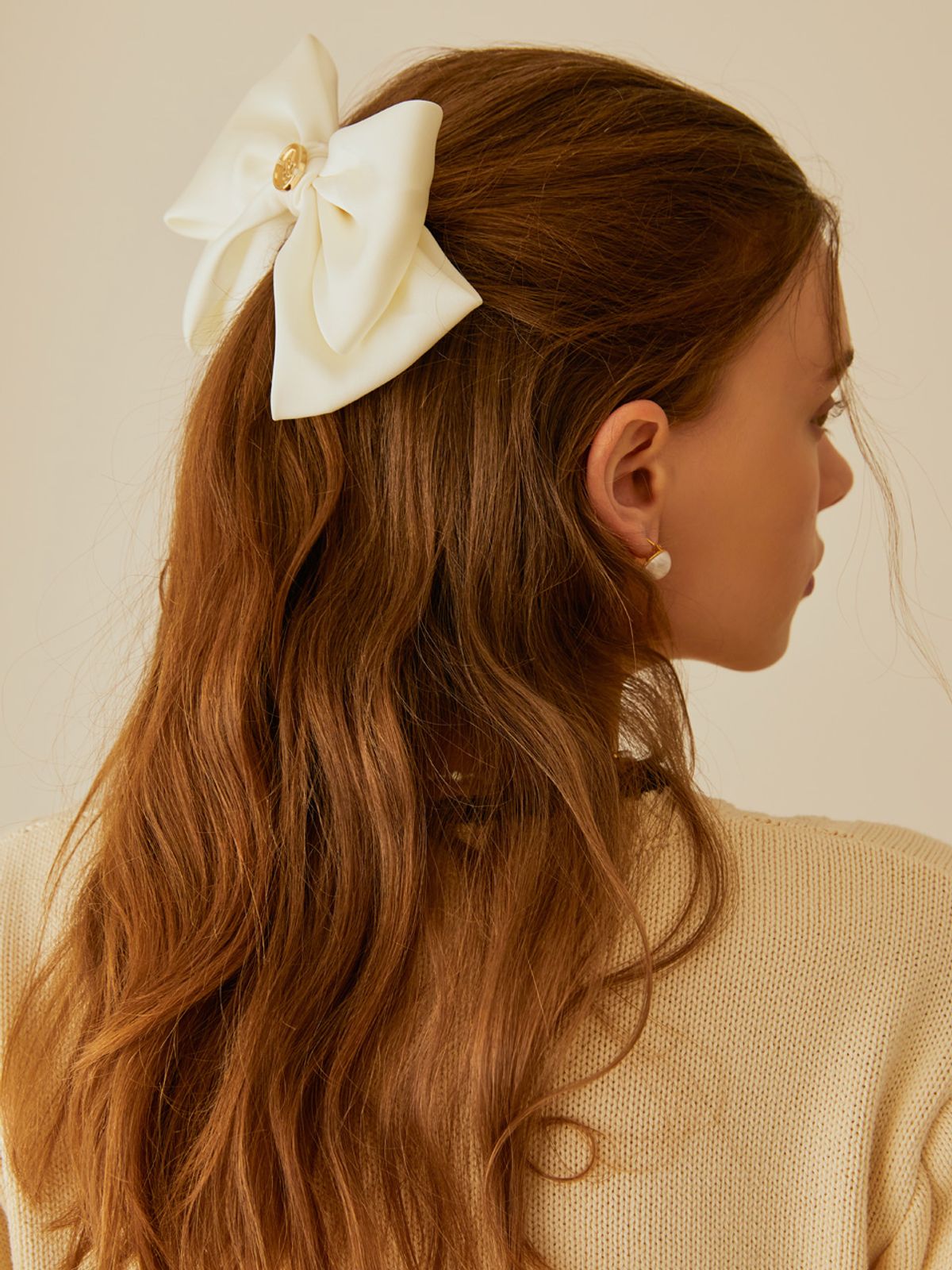 아노에틱(ANOETIC) ANC SATIN RIBBON HAIRPIN_4COLOR