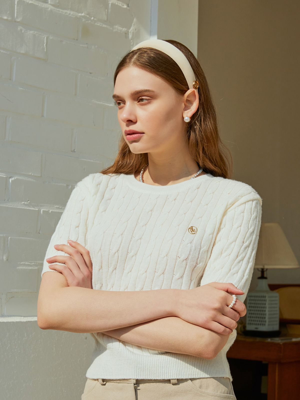 아노에틱(ANOETIC) ANC WIDE VOLUME HAIRBAND_IVORY