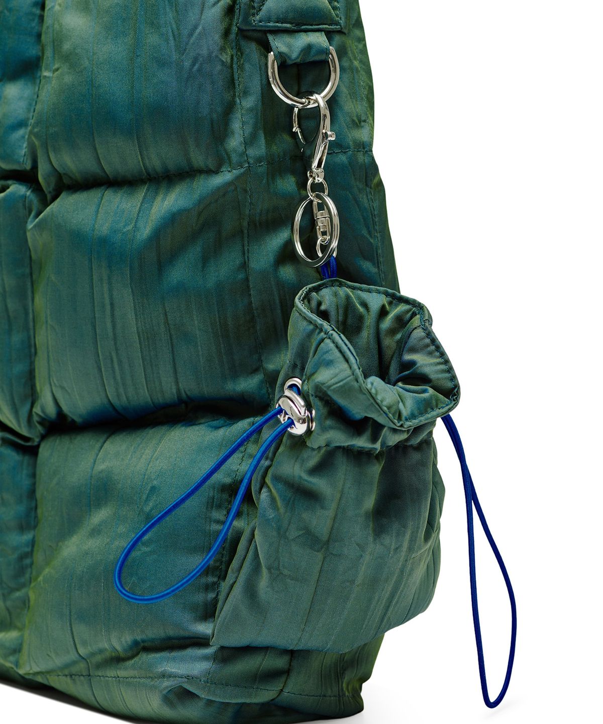 더 차일드후드 홈(THE CHILDHOOD HOME) The Childhood Home x Eegeegee Big Puffer Bag - Metal Green