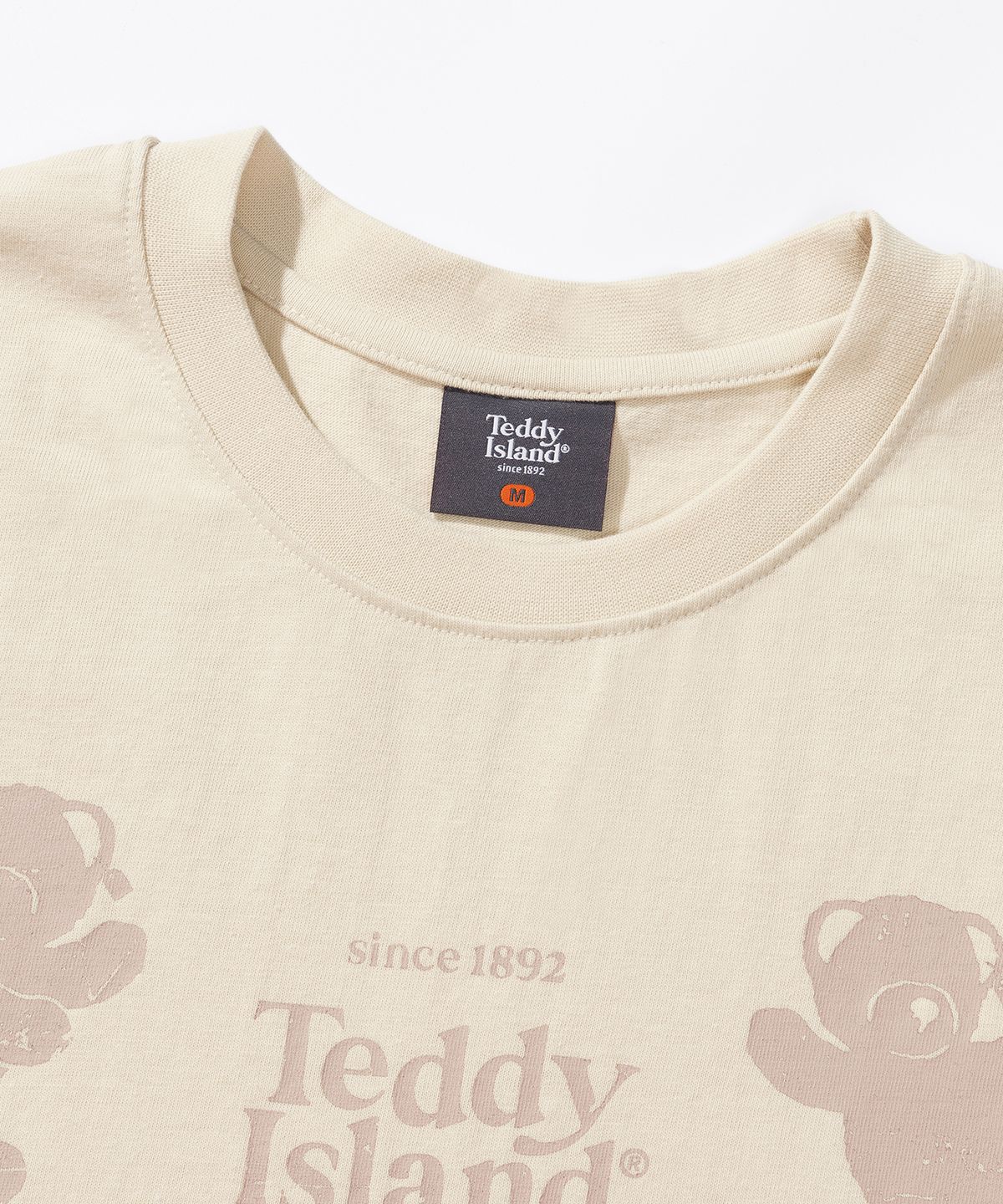 테디아일랜드(TEDDYISLAND) 댄싱테디 반팔 아이보리