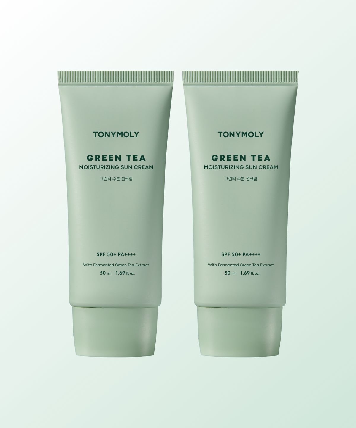 토니모리(TONYMOLY) 그린티 수분 선크림 더블 기획 세트(50ml,2ea)