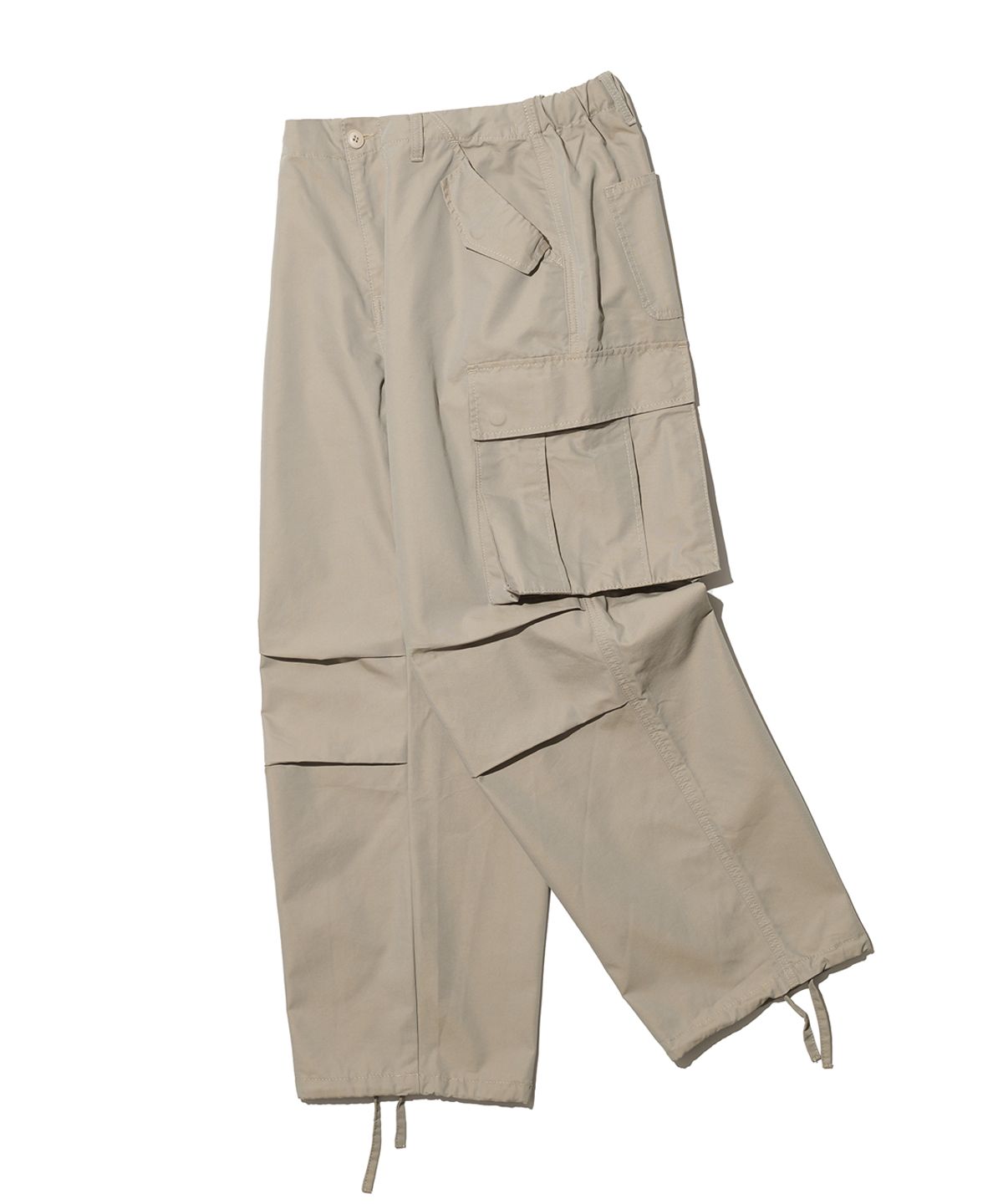 빅유니온(BIG UNION) PLEATED CARGO PANTS / BEIGE