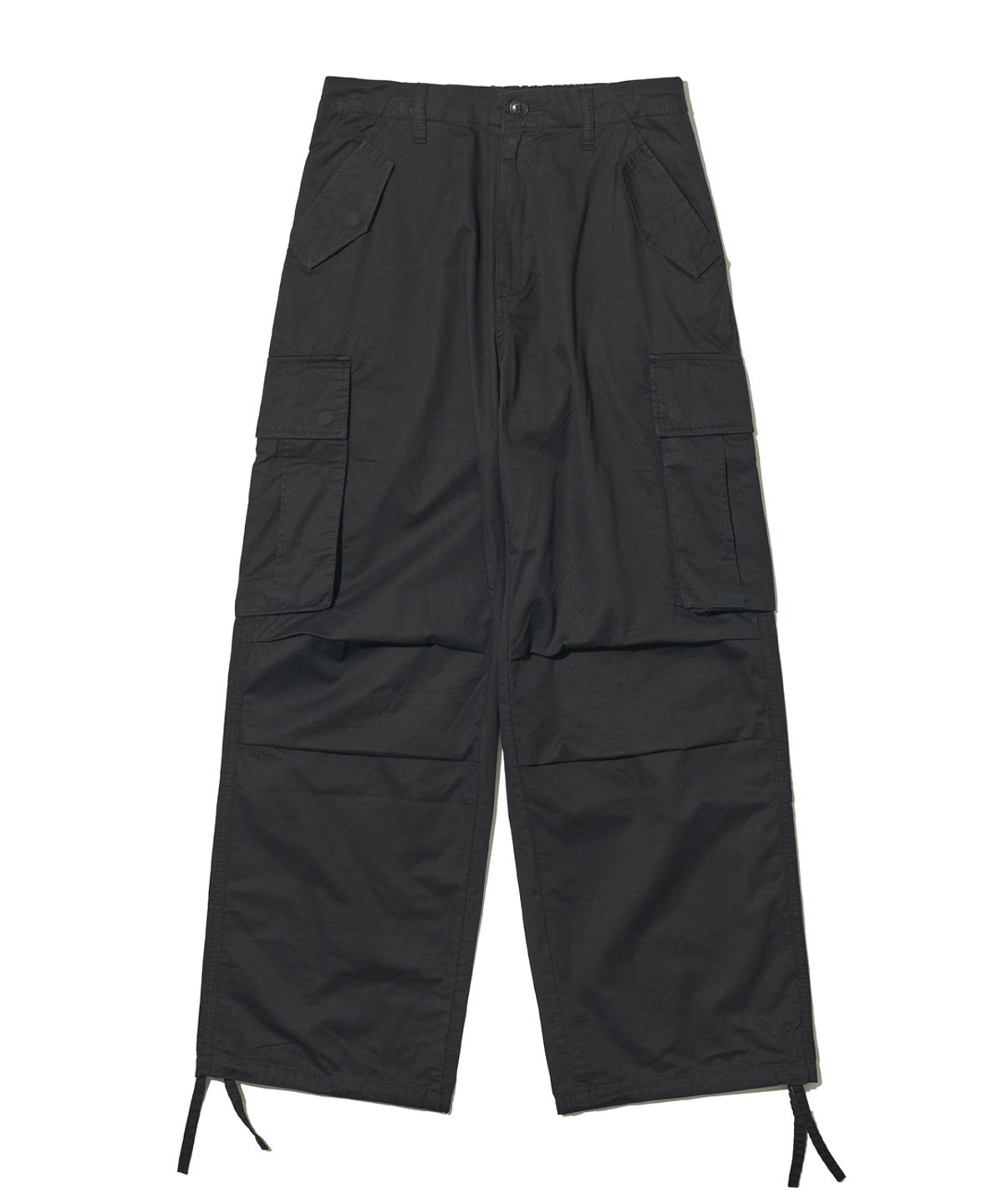 빅유니온(BIG UNION) PLEATED CARGO PANTS / BLACK
