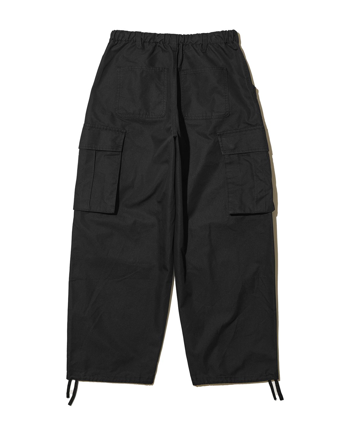 빅유니온(BIG UNION) PLEATED CARGO PANTS / BLACK