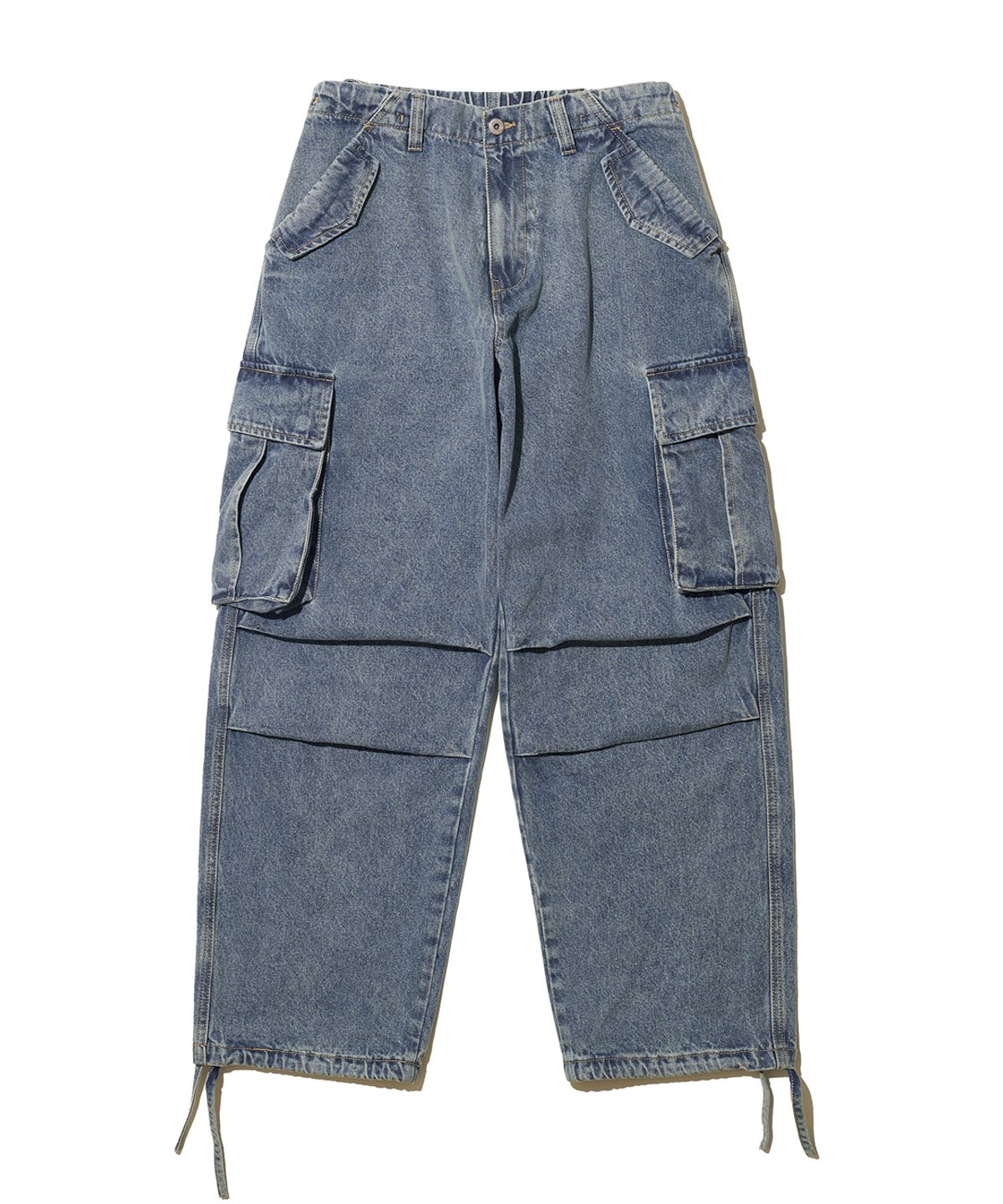 빅유니온(BIG UNION) DENIM PLEATED CARGO PANTS / 2 COLOR