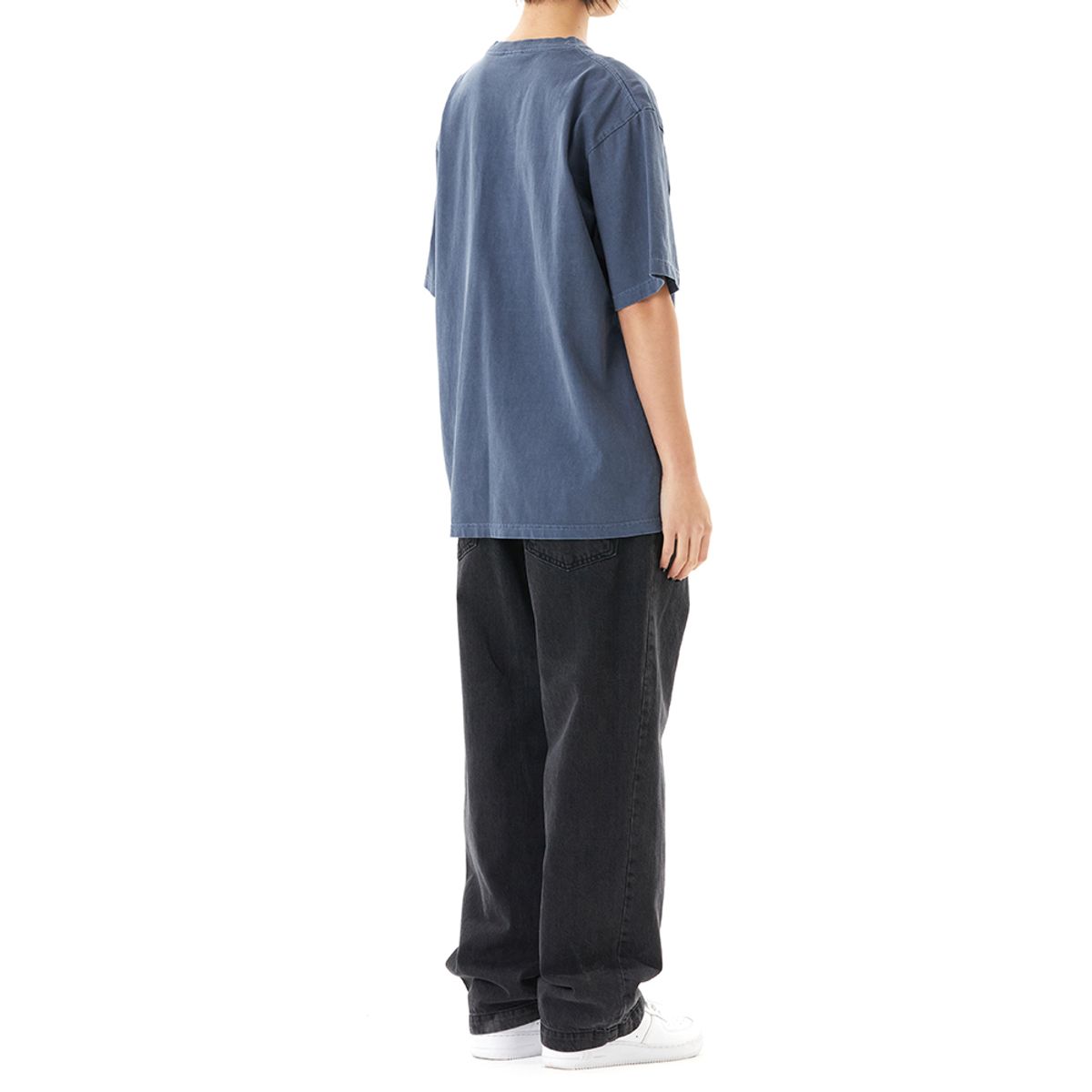 마하그리드(MAHAGRID) DON’T PANIC PIGMENT TEE NAVY(MG2DMMT505A)