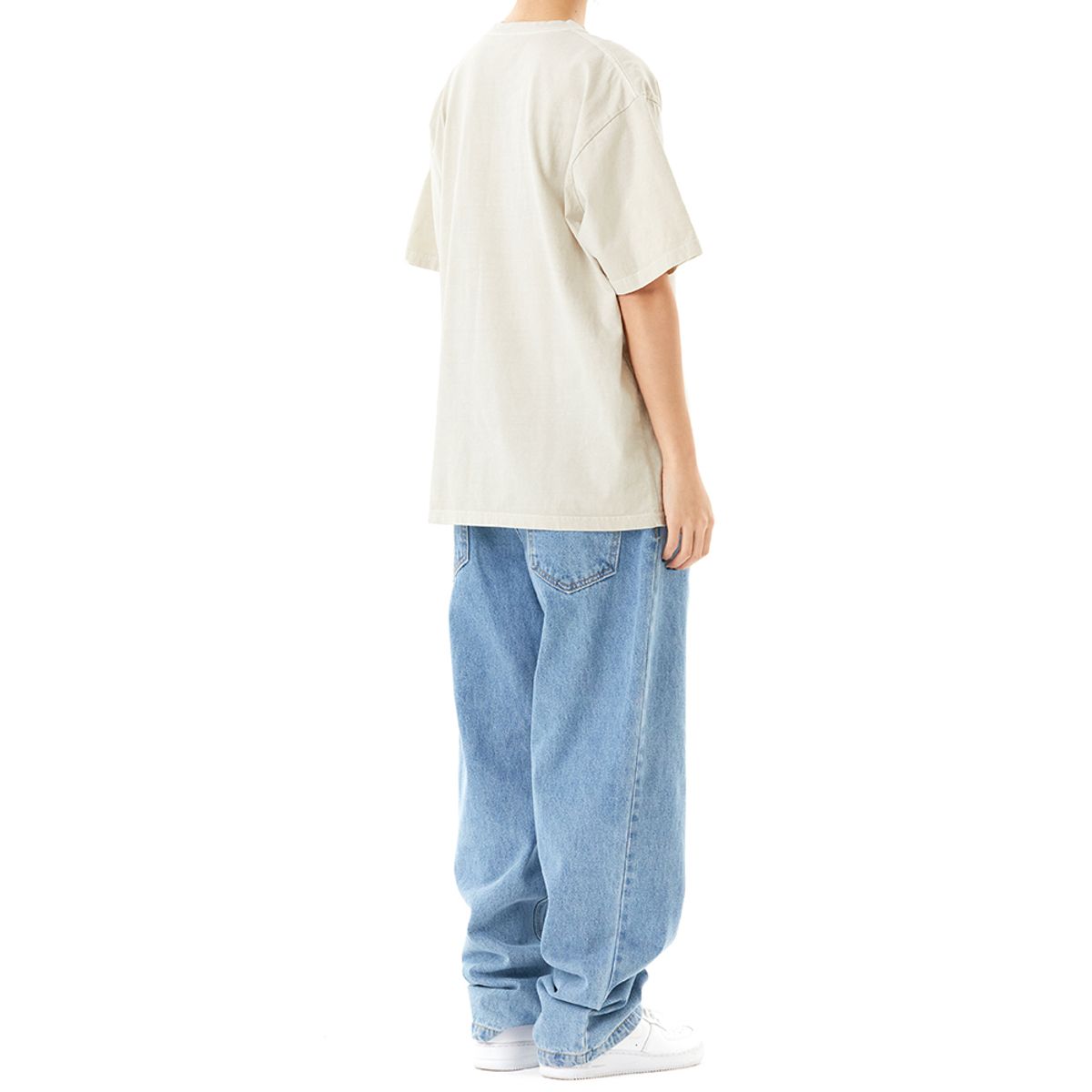 마하그리드(MAHAGRID) DON’T PANIC PIGMENT TEE BEIGE(MG2DMMT505A)