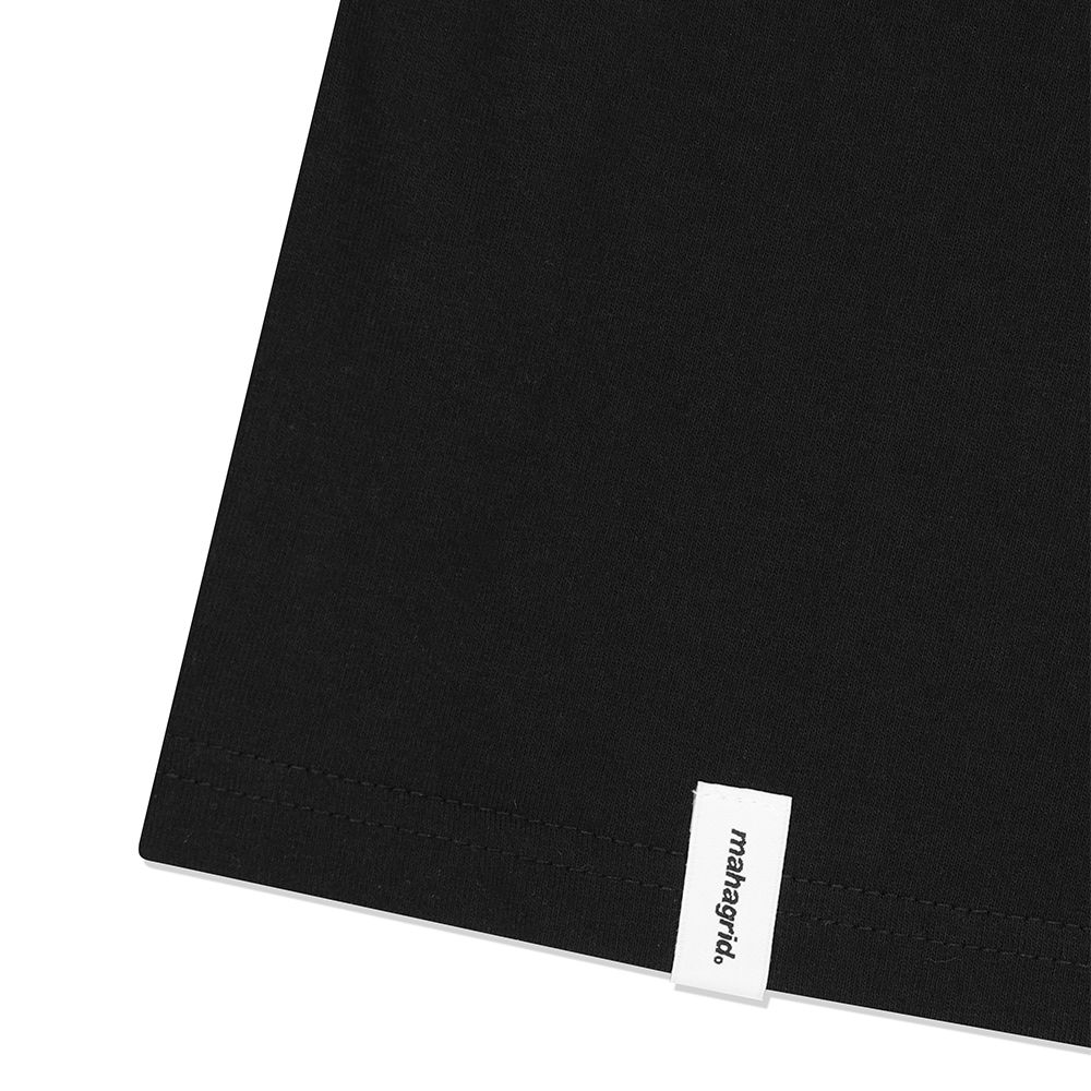 MUSINSA | MAHAGRID GOSSIP TEE BLACK(MG2DMMT513A)