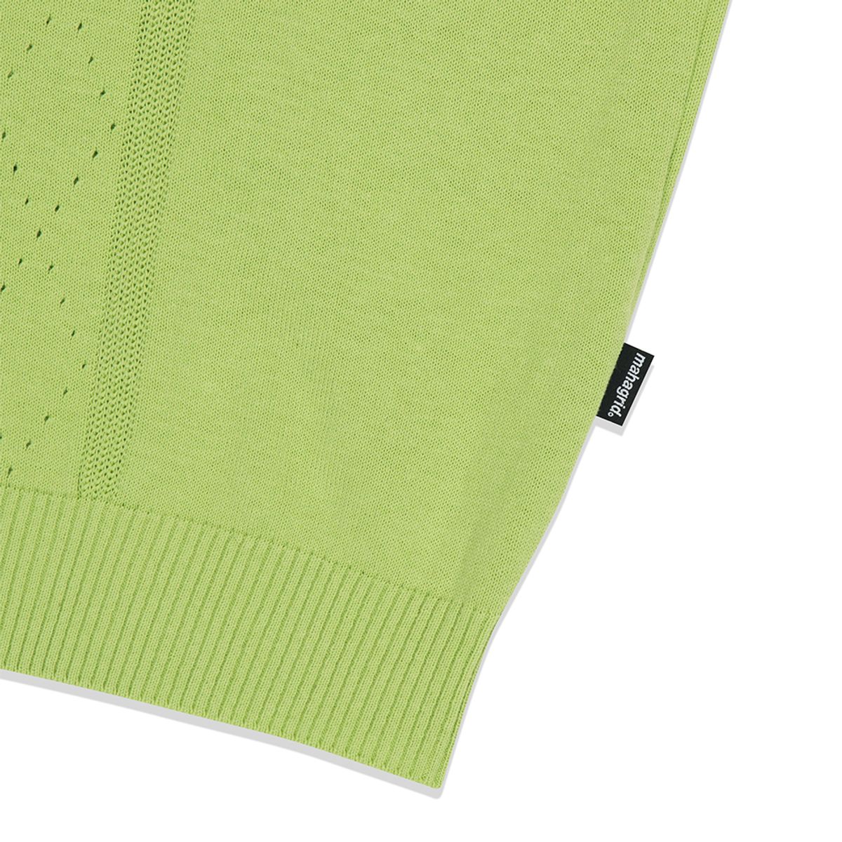 마하그리드(MAHAGRID) DIAMOND HALF KNIT POLO GREEN(MG2DMMK640A)