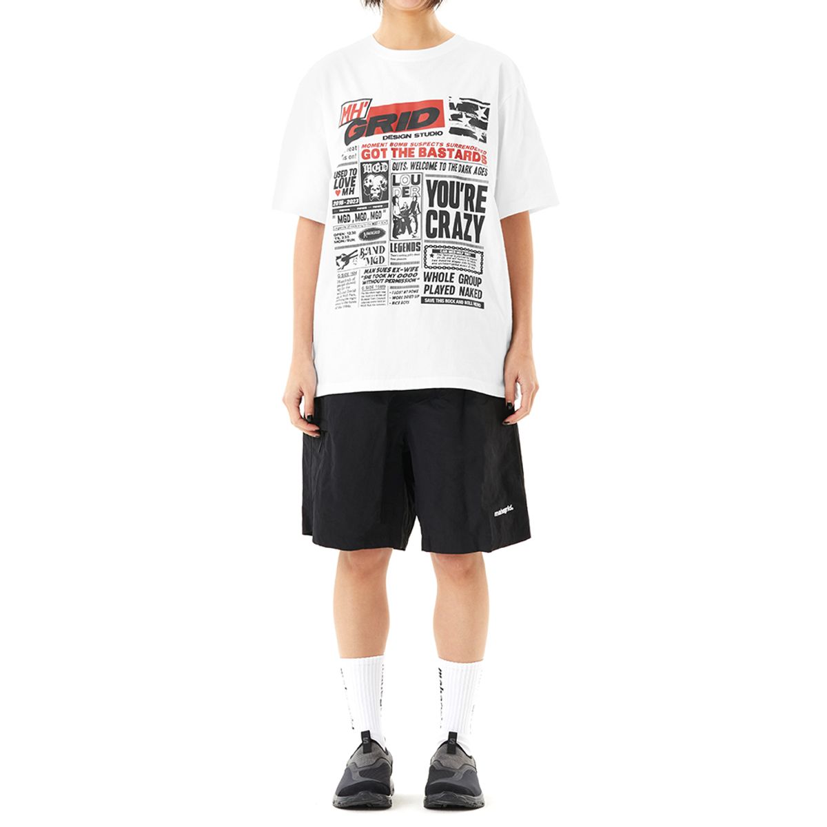 마하그리드(MAHAGRID) NYLON WATER SHORT BLACK(MG2DMMPA62A)