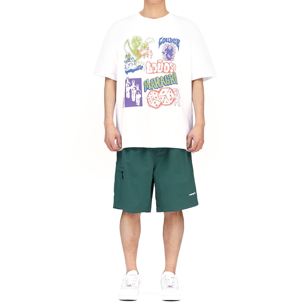 마하그리드(MAHAGRID) NYLON WATER SHORT GREEN(MG2DMMPA62A)