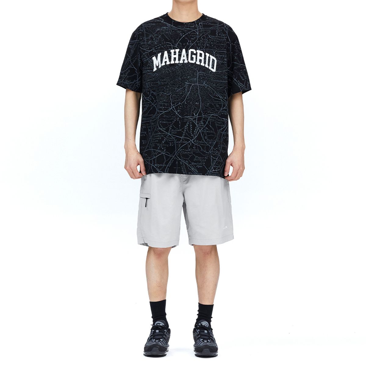 마하그리드(MAHAGRID) NYLON WATER SHORT GREY(MG2DMMPA62A)