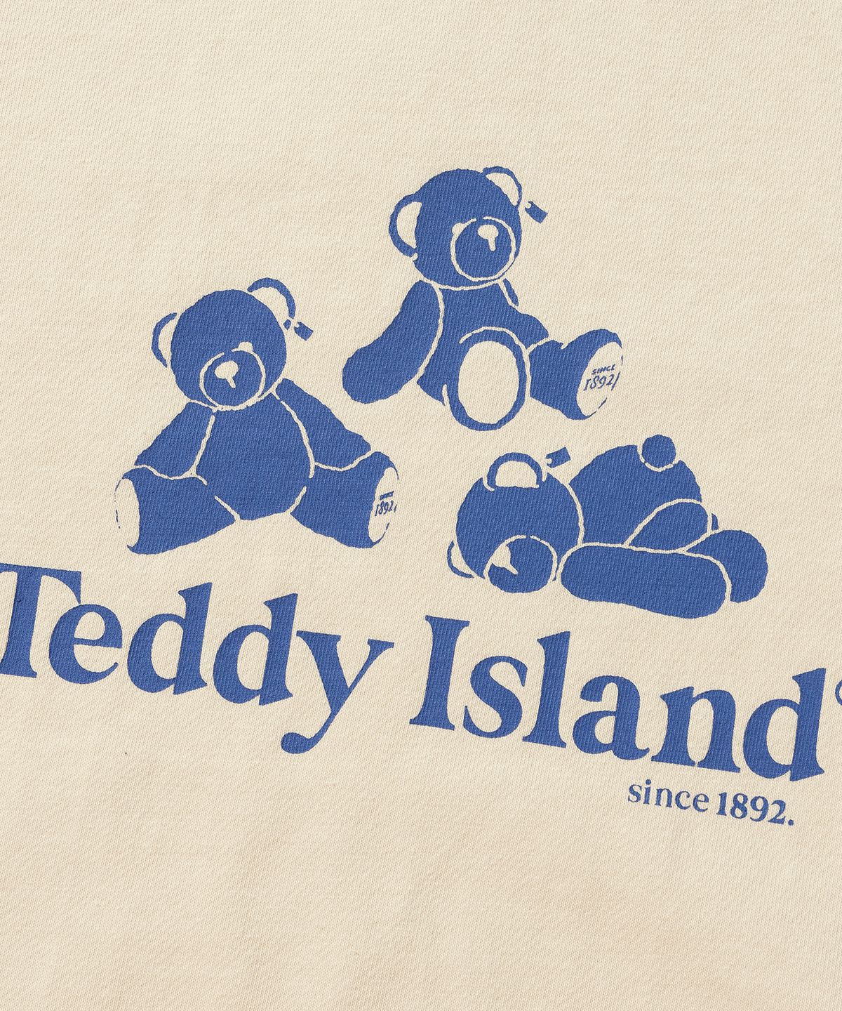 테디아일랜드(TEDDYISLAND) 쓰리테디 반팔 아이보리