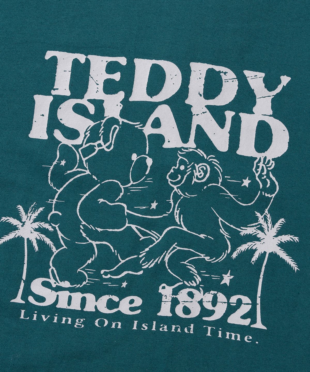 테디아일랜드(TEDDYISLAND) 댄싱 몽키 긴팔 블루그린