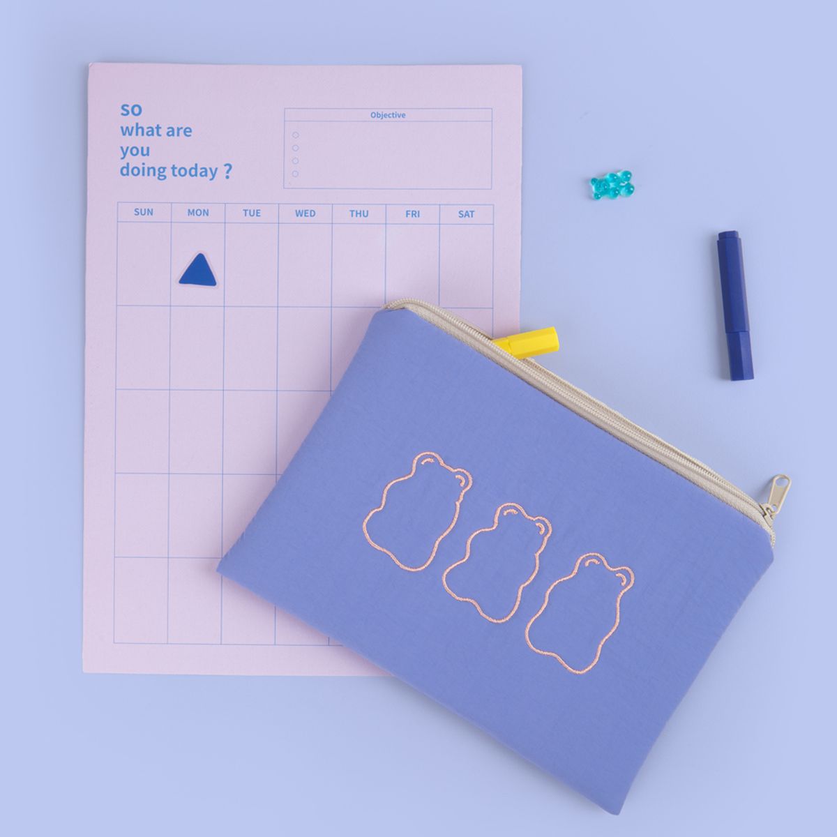올뉴프레임(ALL NEW FRAME) Airy Pouch - 스윗 젤리곰