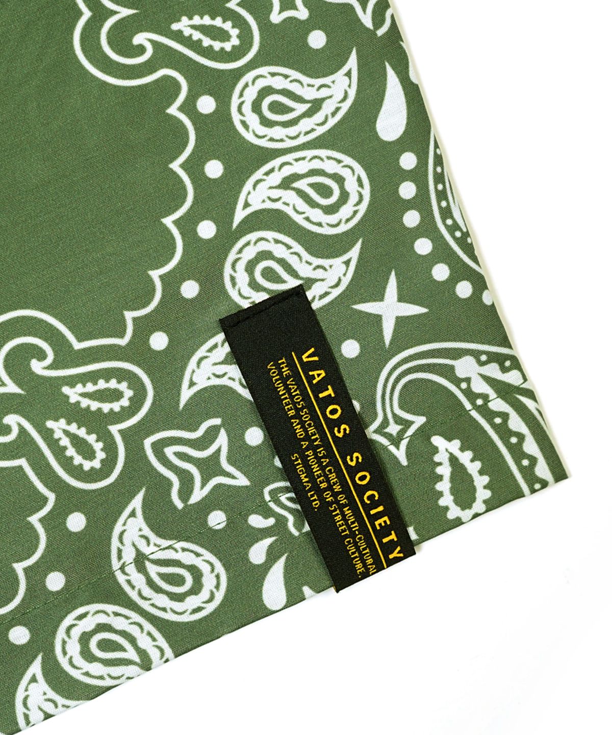 스티그마(STIGMA) 23 PAISLEY SHORT SLEEVES SHIRTS KHAKI