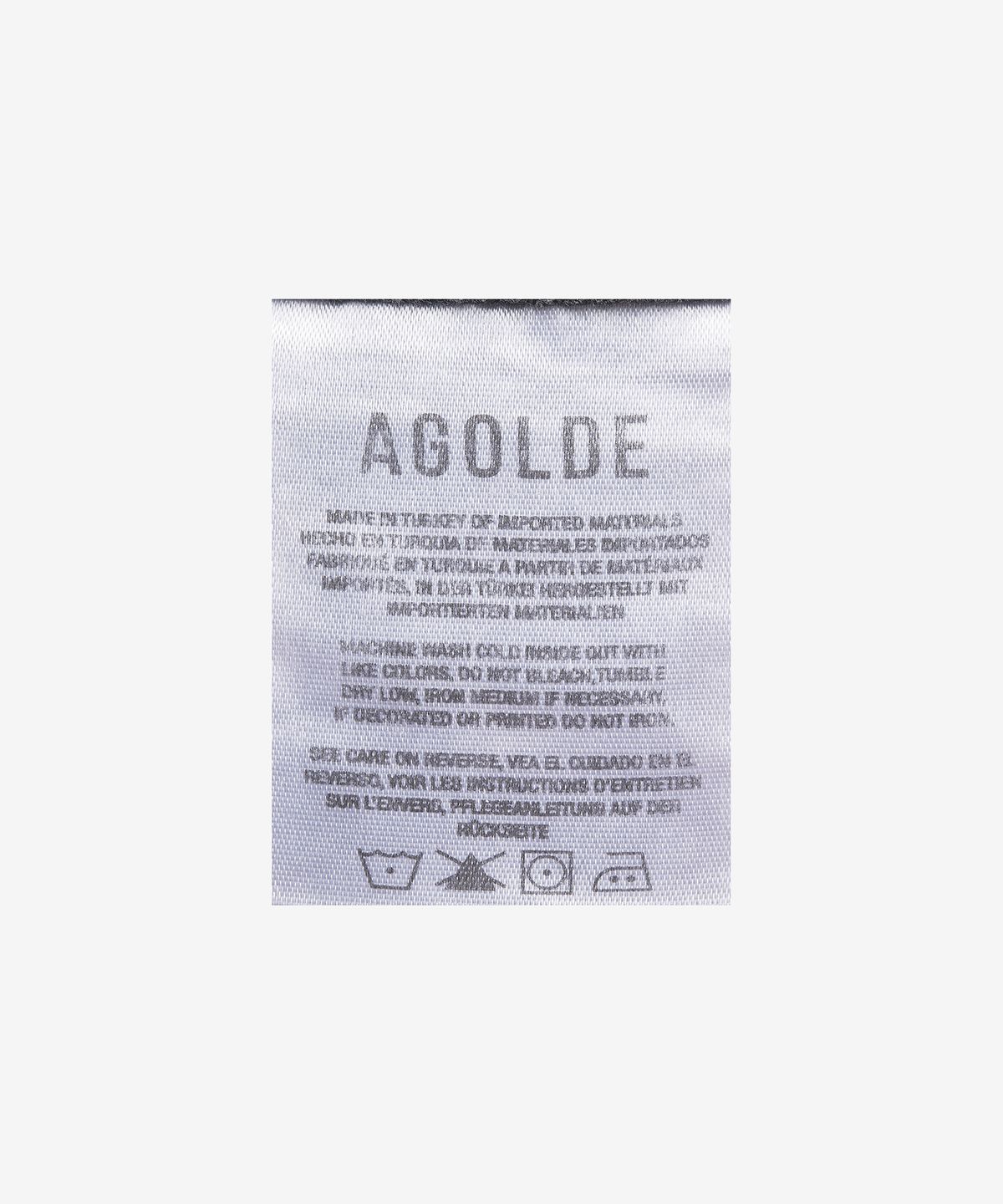 에이골디(AGOLDE) 크리스 크로스 데님 팬츠 - 블랙 / A097C1157SHMBL
