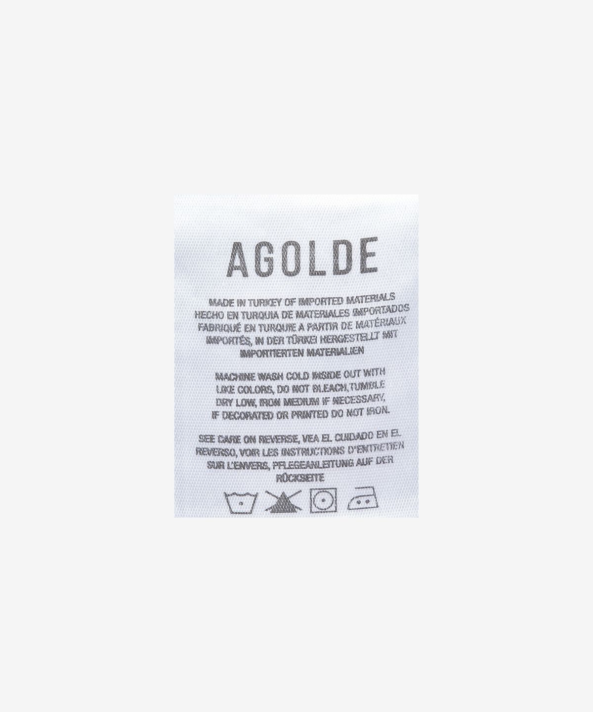 에이골디(AGOLDE) 크리스 크로스 스트레이트 데님 팬츠 - 블루 / A9037B1141RNGE