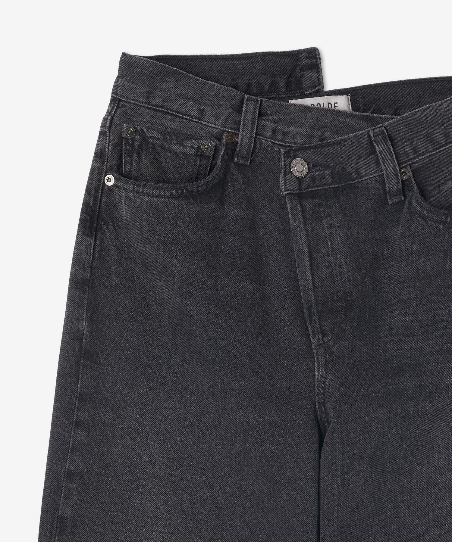 パンツ AGOLDE Chris Cross Straight Denim Pants Black A90371157SHMBL MUSINSA | AGOLDE Chris Cross Straight Denim Pants - Black