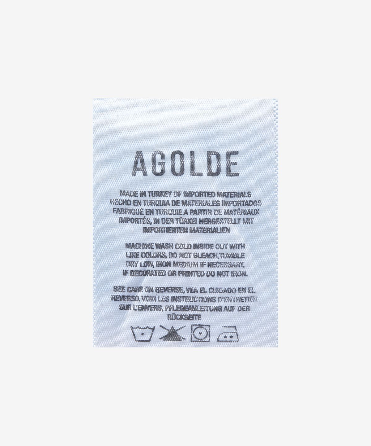 에이골디(AGOLDE) 라일리 크롭 스트레이트 데님 팬츠 - 인디고 / A056B1371SPHER