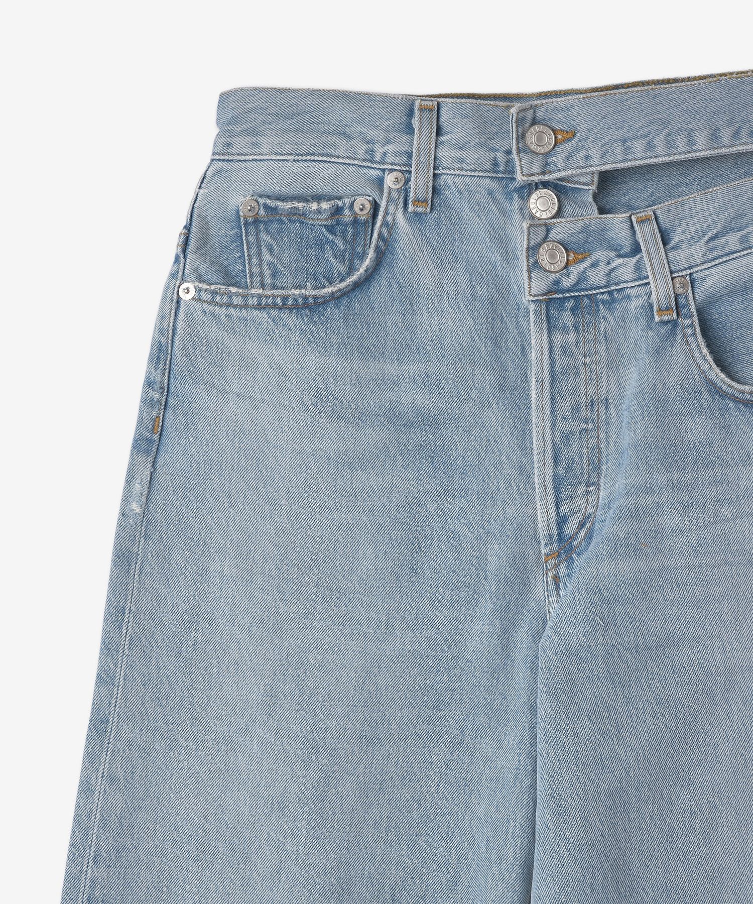 パンツ AGOLDE Broken Waistband Denim Pants Sideline A90451141SDELN エーゴールドイー AGOLDE AGOLDE デニム BROKEN WAISTBAND A9045