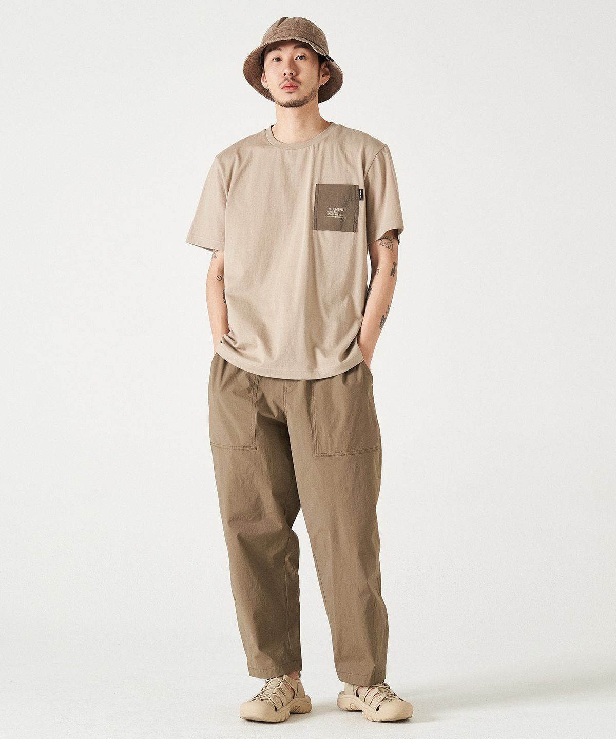 힐리먼트(HELEMENT) 브레이크 에어팬츠(TAN)