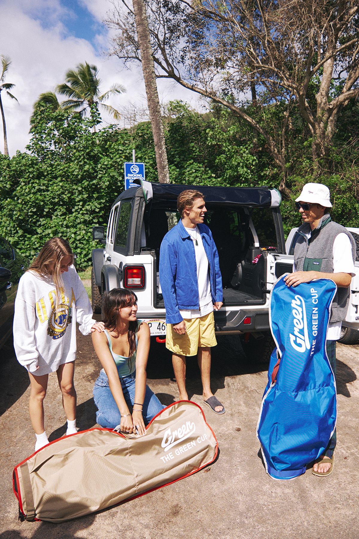 더 그린컵(THE GREENCUP) 더 그린컵 x 클로브 항공커버 블루