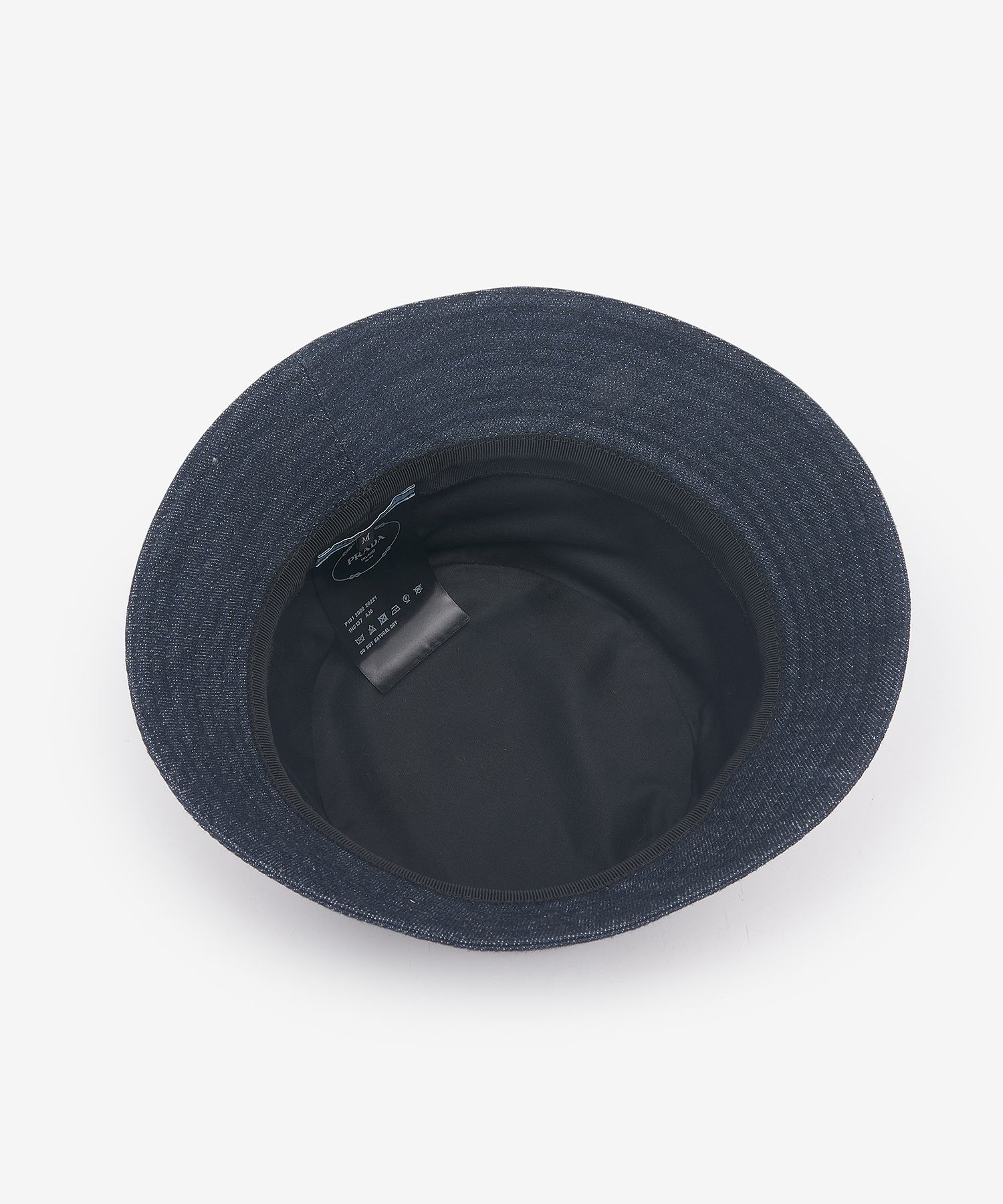 MUSINSA | PRADA Denim bucket hat - Navy / 1HC137AJ6F0008