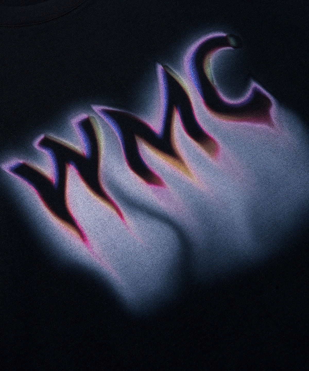 더블유엠씨(WMC) 일루젼 로고 티셔츠_BLACK