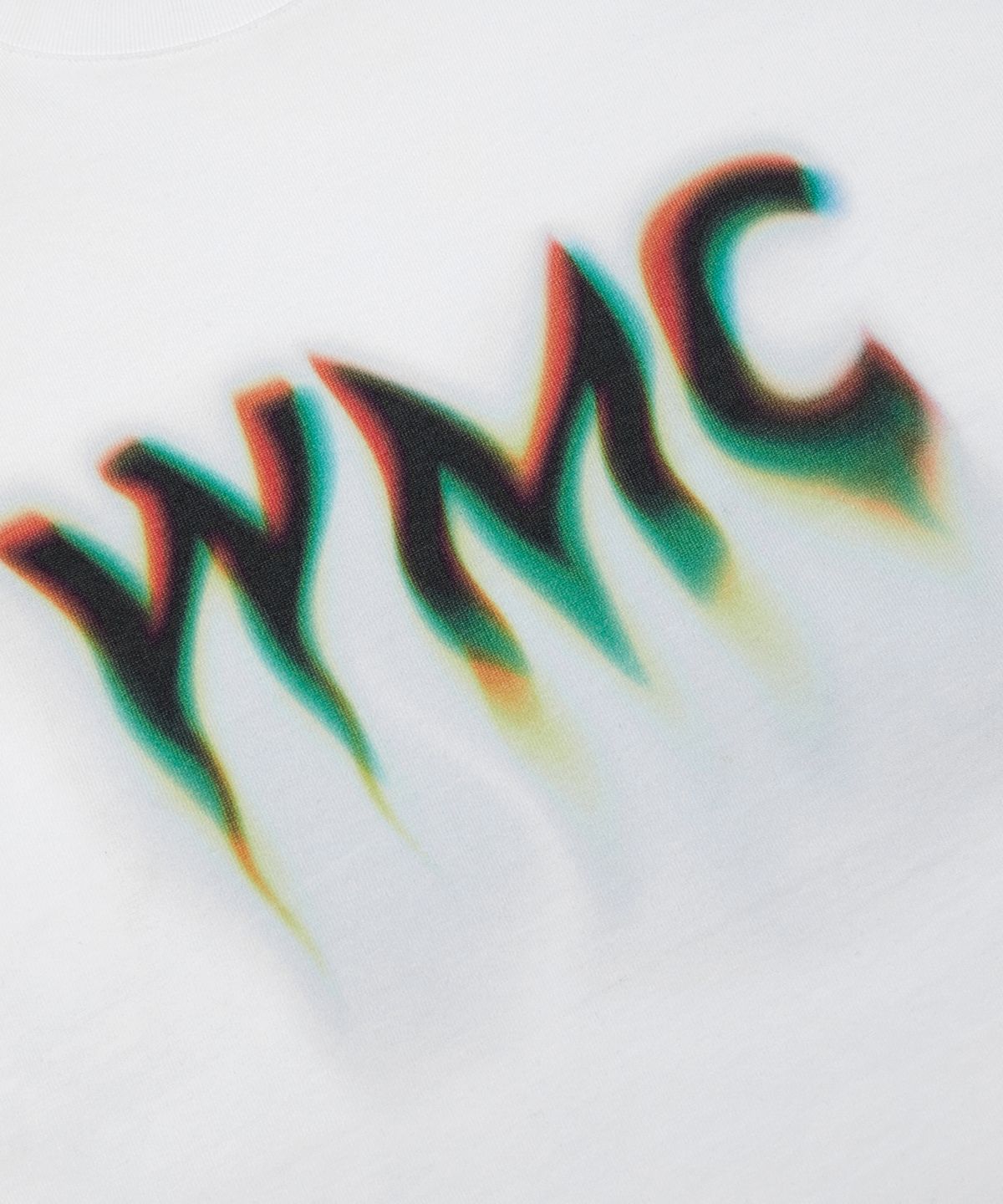 더블유엠씨(WMC) 일루젼 로고 티셔츠_WHITE