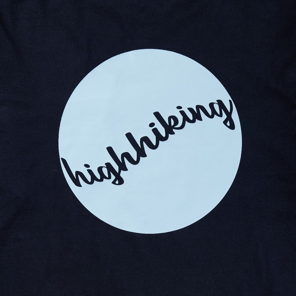 하이하이킹(HIGHHIKING) HH 포켓 롱 슬리브 티셔츠 (남색/하늘색)