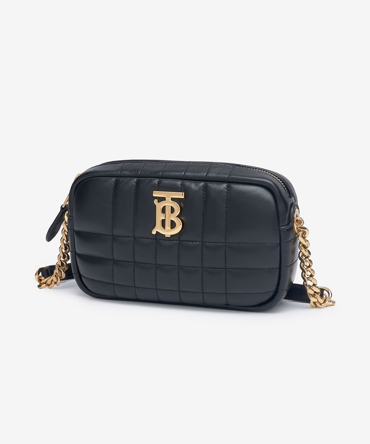 버버리(BURBERRY) 여성 미니 롤라 숄더백 - 블랙 / 8060836