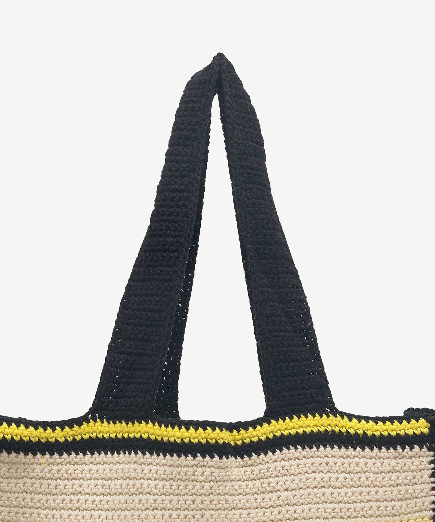 【Ganni】Cotton Crocheted Frillトートバッグ★送料・関税込★ MUSINSA | GANNI Cotton Crochet Frill Tote Bag - Yellow