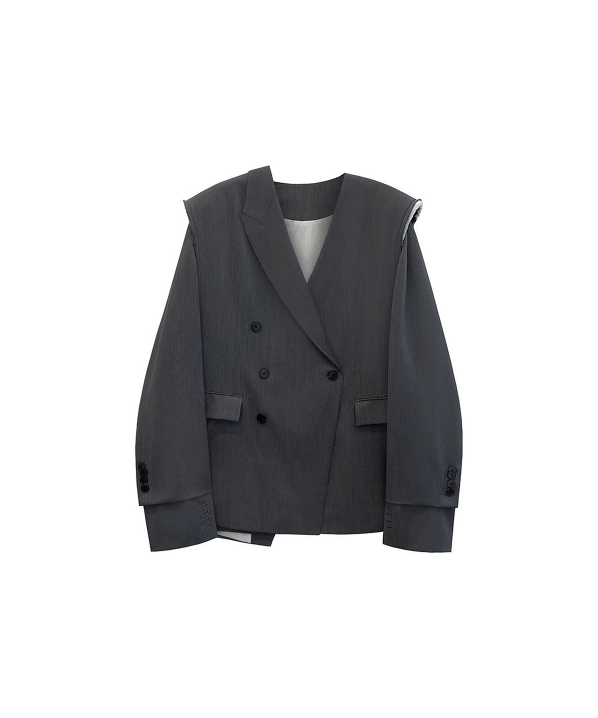 므아므(MMAM) Signature off sleeve origami blazer