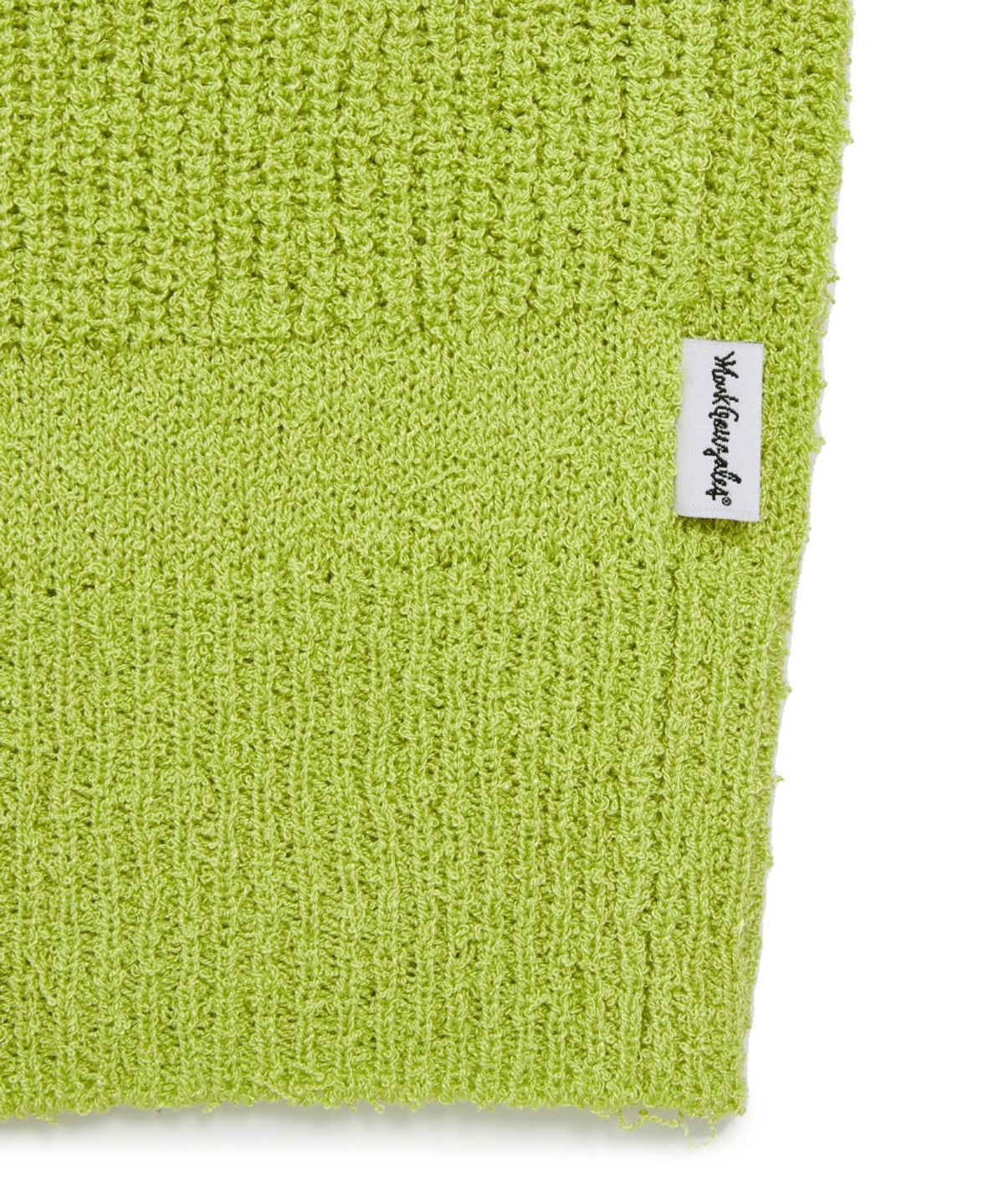 마크곤잘레스(MARK GONZALES) STRIPE KNIT S/S POLO - NEON YELLOW