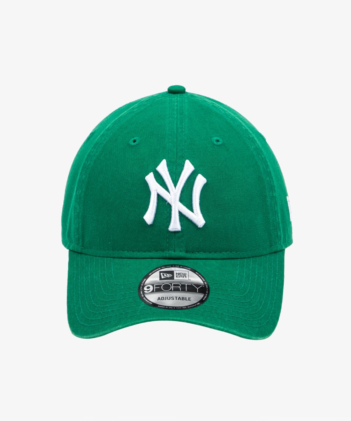 뉴에라(NEW ERA) MLB 워시드 베이직 뉴욕 양키스 언스트럭쳐 볼캡 켈리 그린