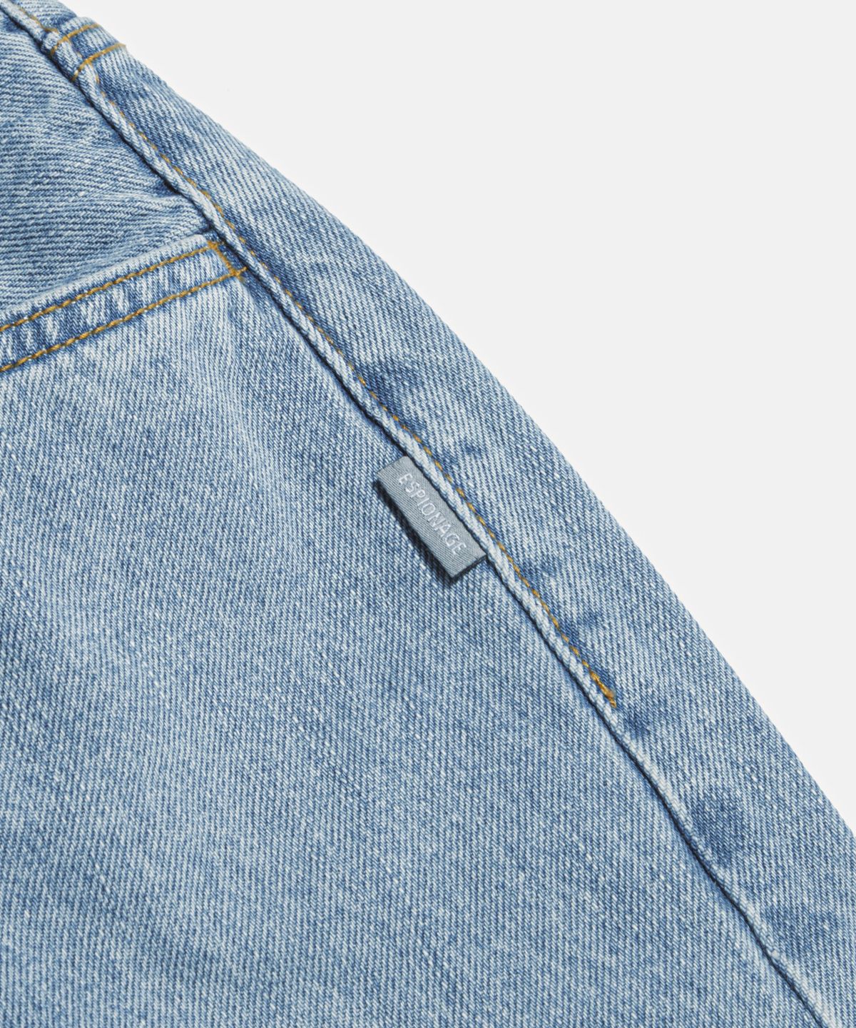 에스피오나지(ESPIONAGE) Cliff Relaxed Denim Pants Light Indigo